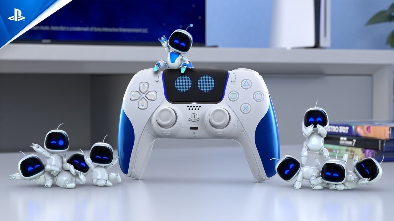 Así es el mando DualSense Astro Bot Joyful Limited Edition