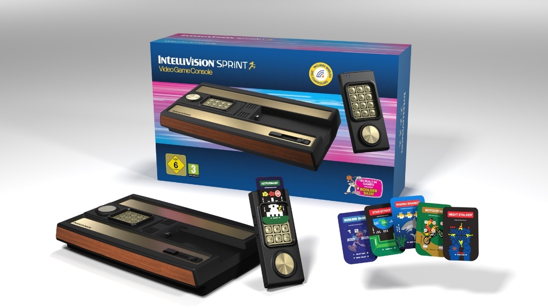 Intellivision Sprint llega a Europa como una recreación premium con 45 juegos clásicos, mandos inalámbricos y colaboración oficial con Atari