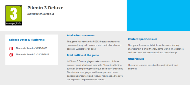 Pikmin 3 Deluxe Switch 2