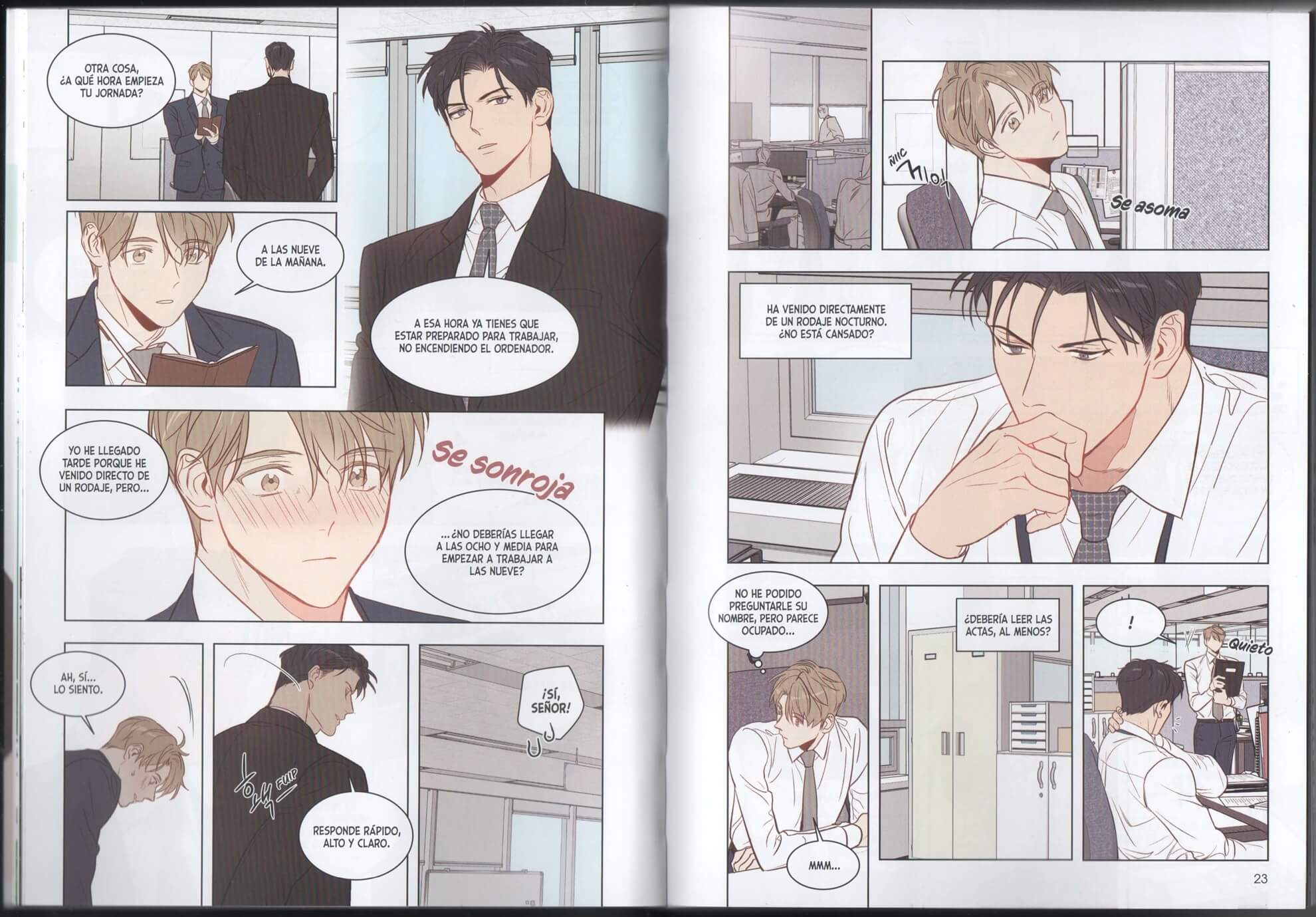 Reseña de El nuevo empleado n.º 1 | El dibujo y la paleta de colores son muy buenos.