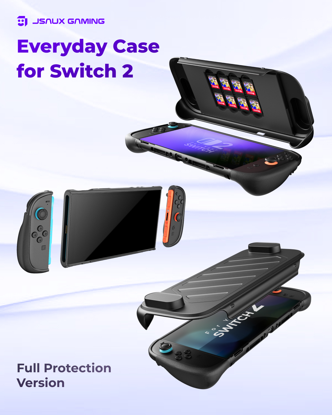 JSAUX lanza la Split EveryDay Case para Nintendo Switch 2 con diseño modular, tres versiones y enfoque en portabilidad diaria.