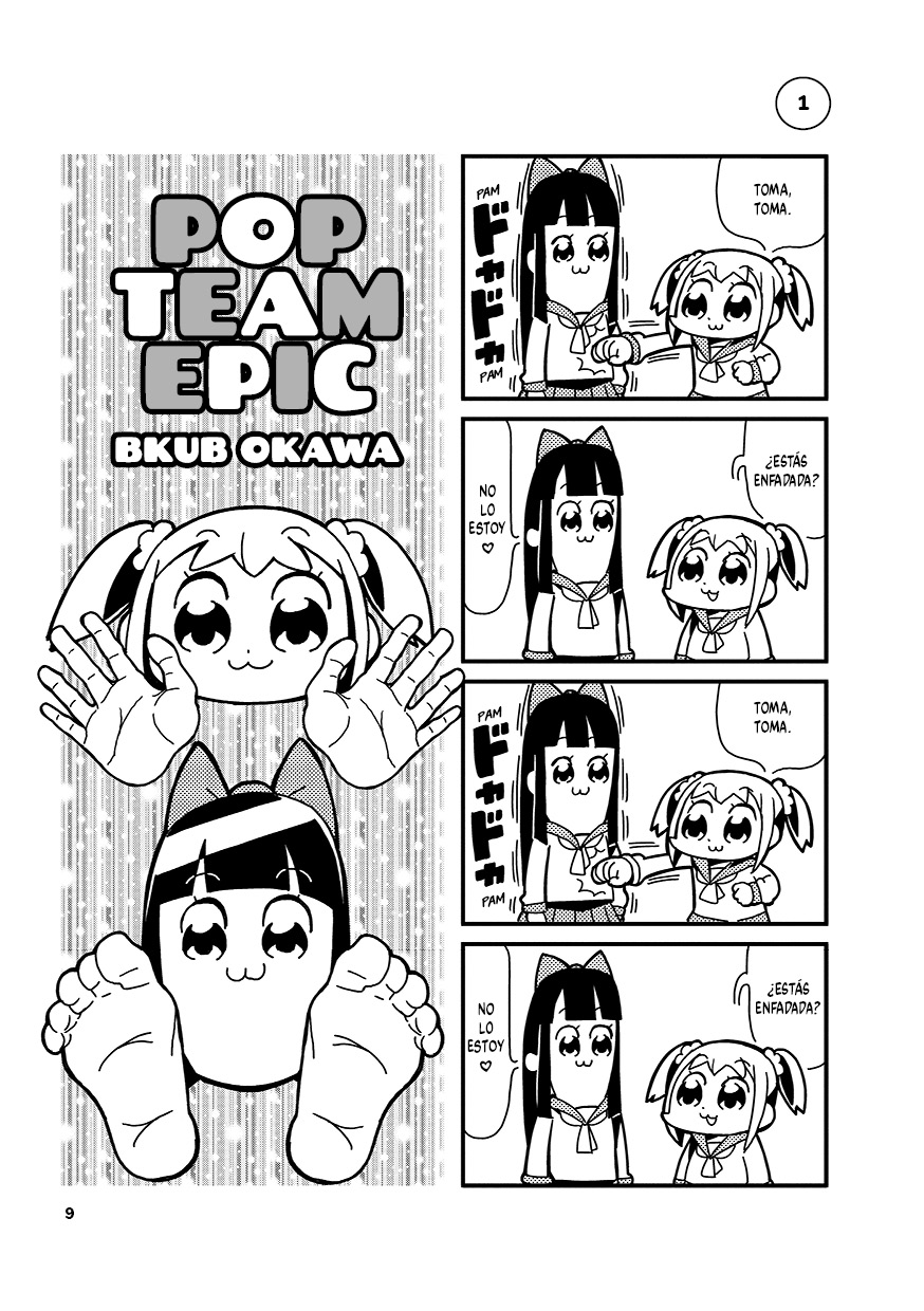Reseña del manga Pop Team Epic n.º 1 | Capturas de Fandogamia