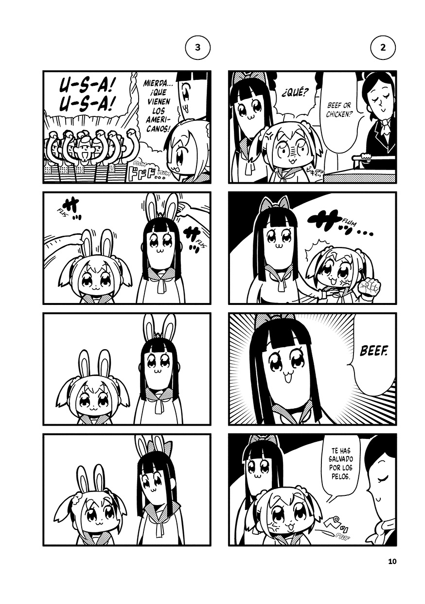Reseña del manga Pop Team Epic n.º 1 | Capturas de Fandogamia