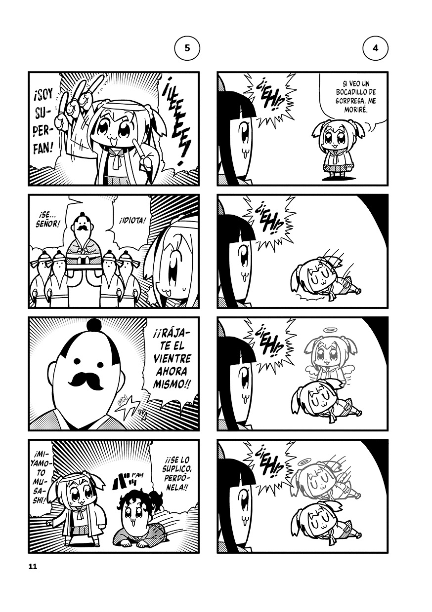 Reseña del manga Pop Team Epic n.º 1 | Capturas de Fandogamia