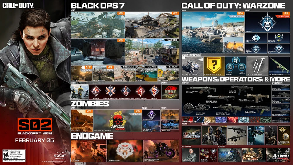 La Temporada 2 de Call of Duty Black Ops 7 y Warzone redefine el campo de batalla