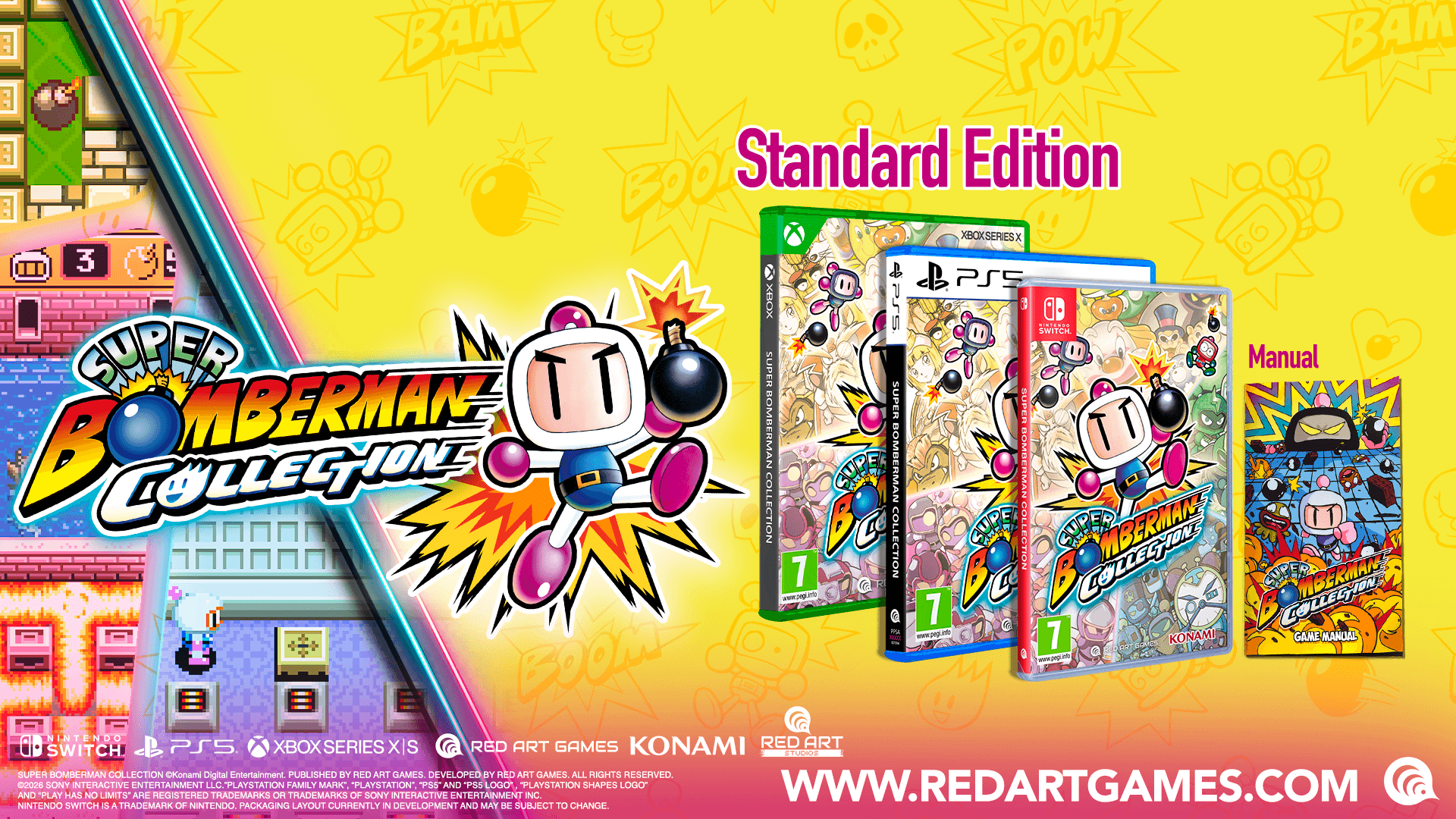 Super Bomberman Collection formato físico