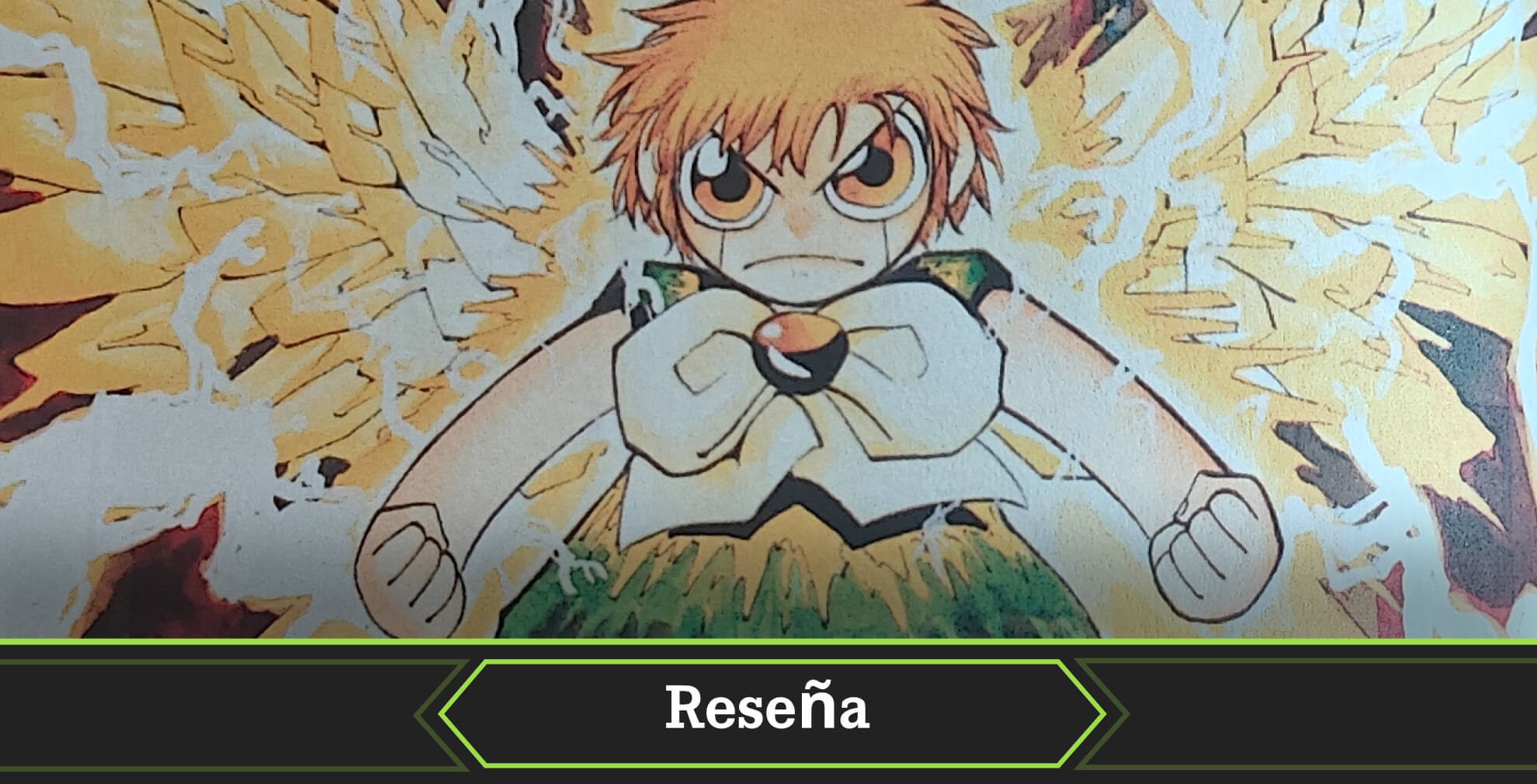 Portada reseña zatch bell 7 manga