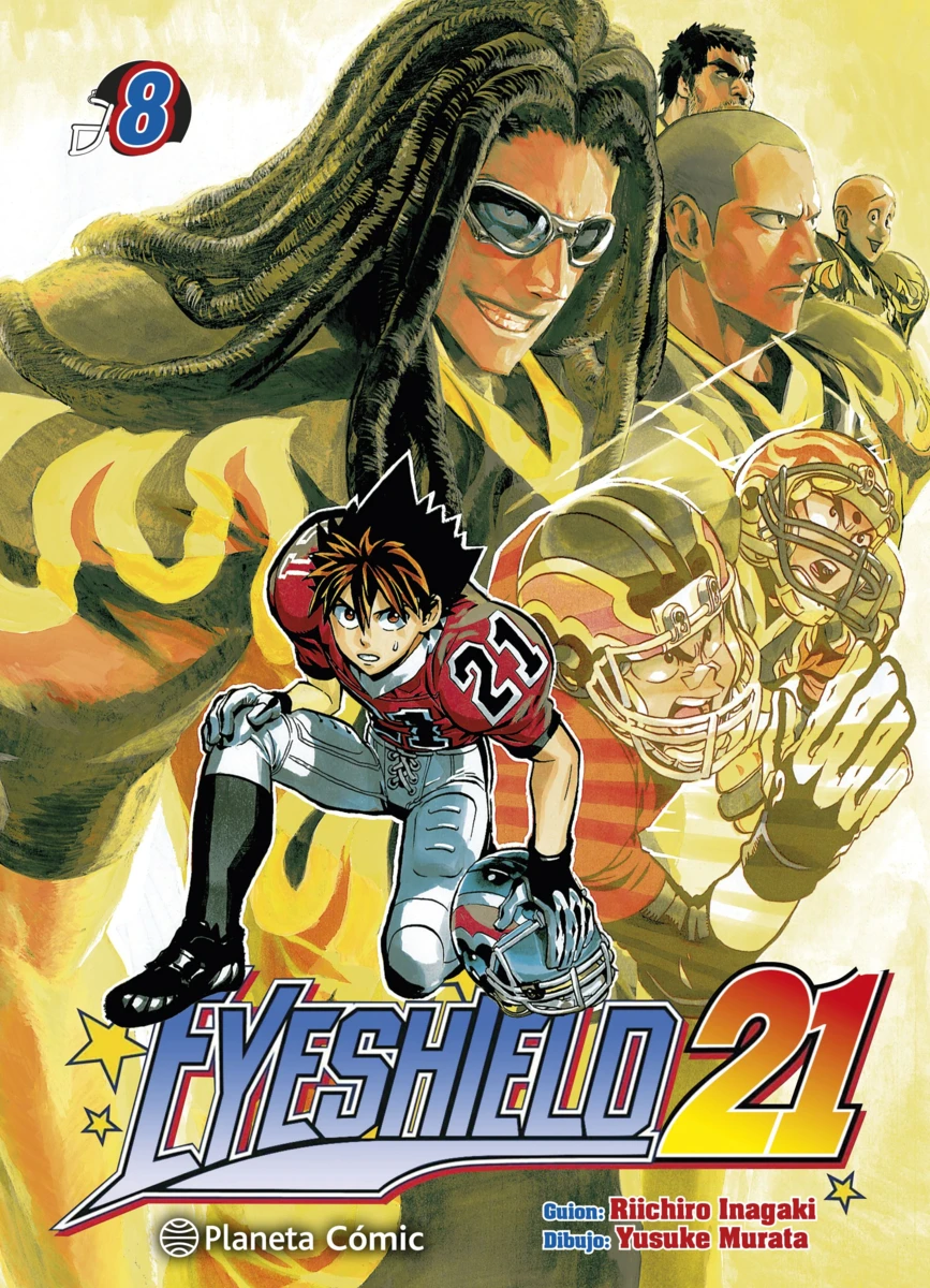 Reseña manga Eyeshield 21 n.º 8 | Portada, sinopsis y edición