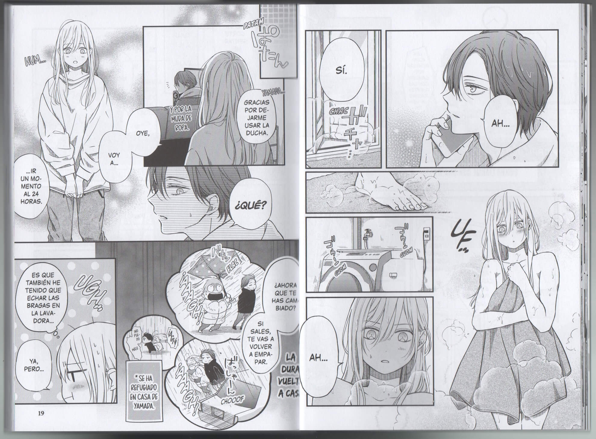 Reseña del manga Mi amor por Yamada está al Nv. 999 n.º 6 | Sus caras son muy divertidas. Y no, esta escena no es lo que parece.