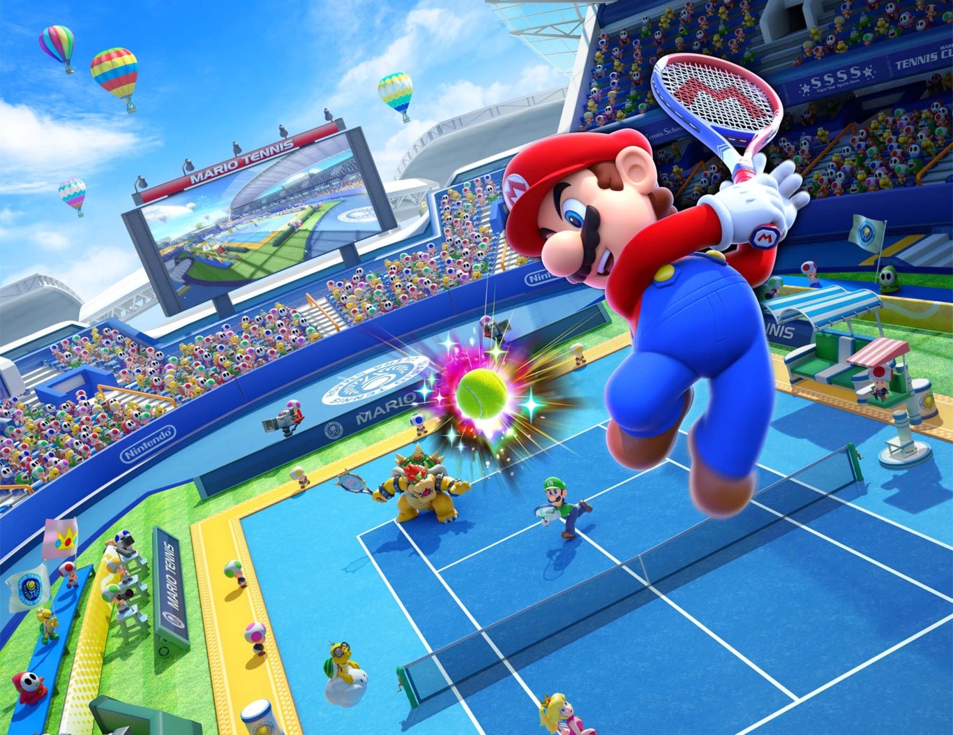 Mario Tennis Fever vuelve a la pista con raquetas especiales, un plantel récord y un tráiler que ha encendido la expectación. 🎾🔥