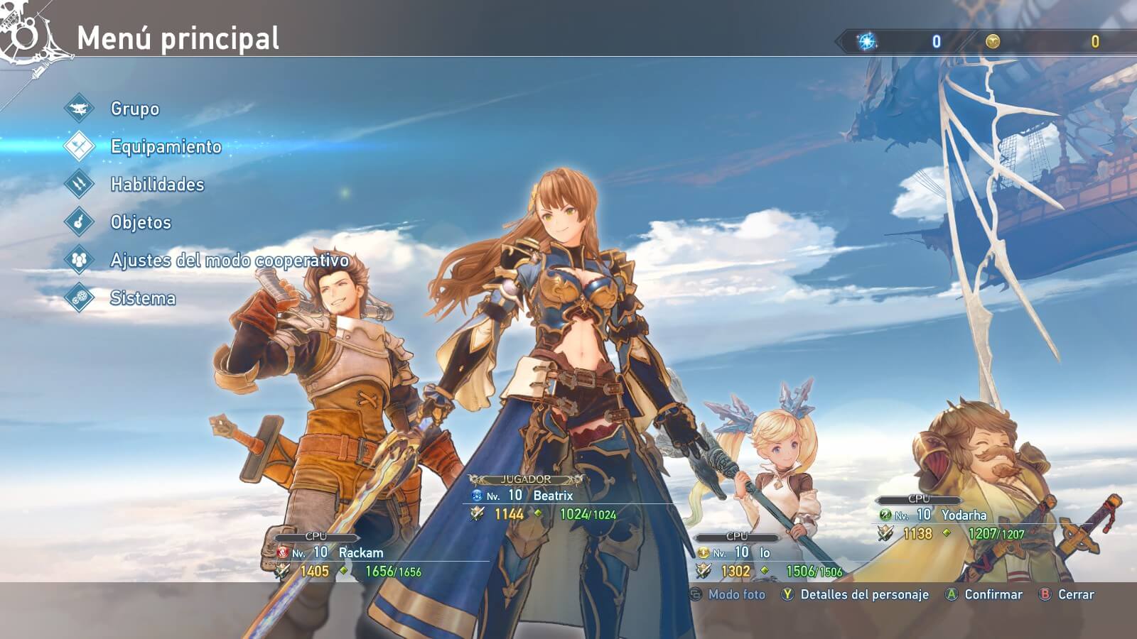 Beta de Granblue Fantasy: Relink Endless Ragnarok | Beatrix y su espada Embrasque