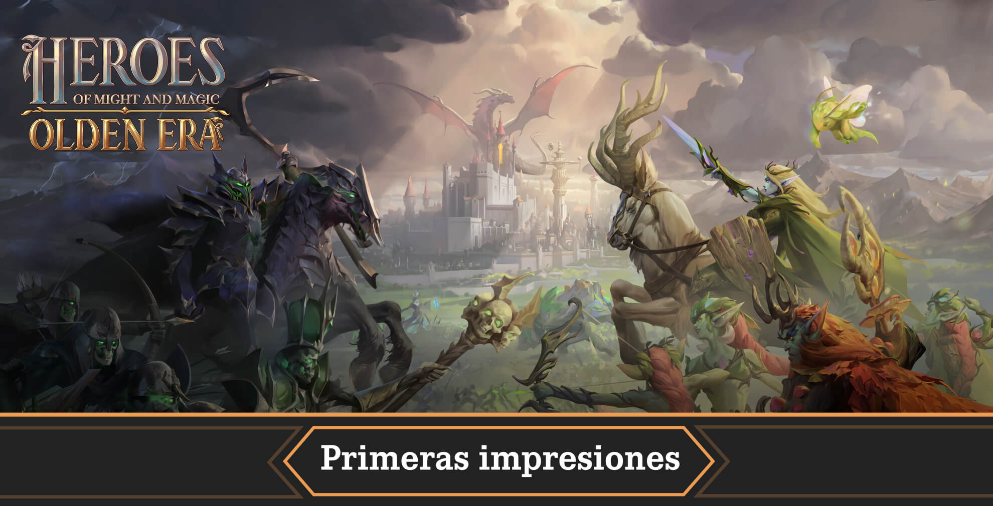 Portada primeras impresiones Heroes of Might and Magic Olden Era