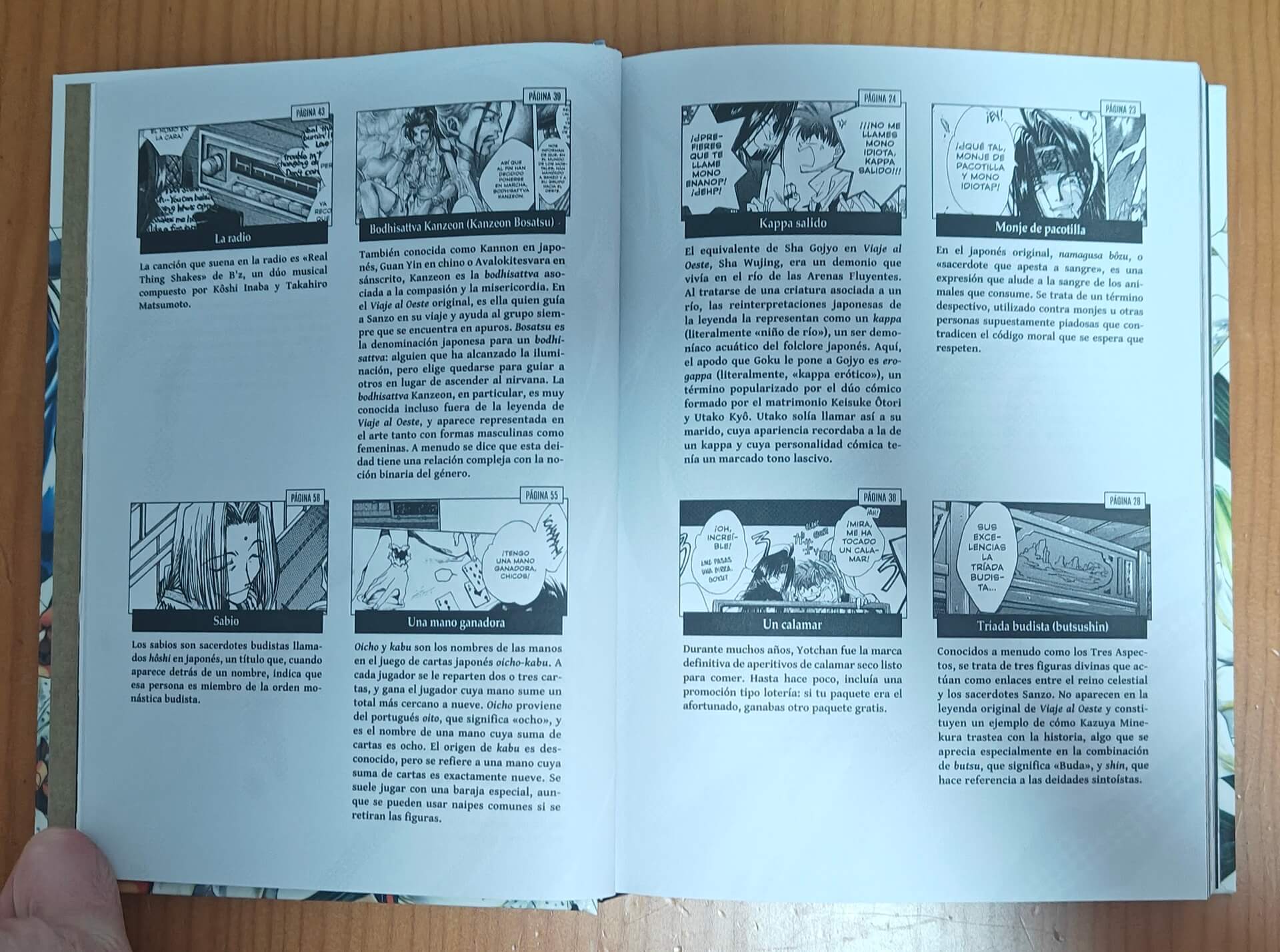 Reseña del manga Saiyuki: la edición definitiva n.º 1 | El manga trae un glosario de términos y explicaciones