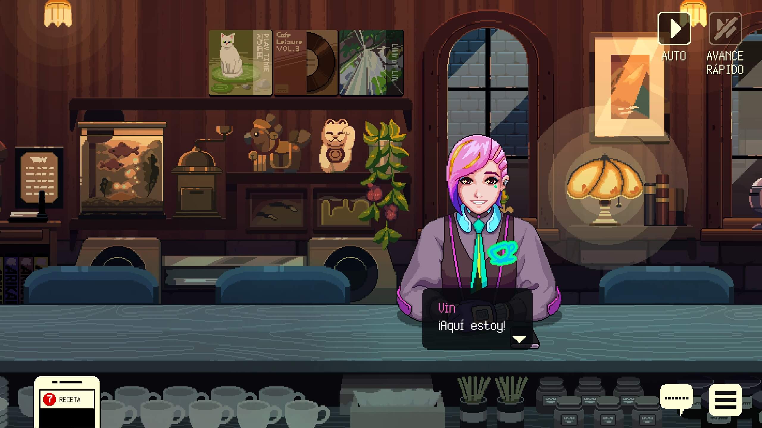 Análisis de Coffe Talk Tokyo | Su pixel-art es realmente bonito.