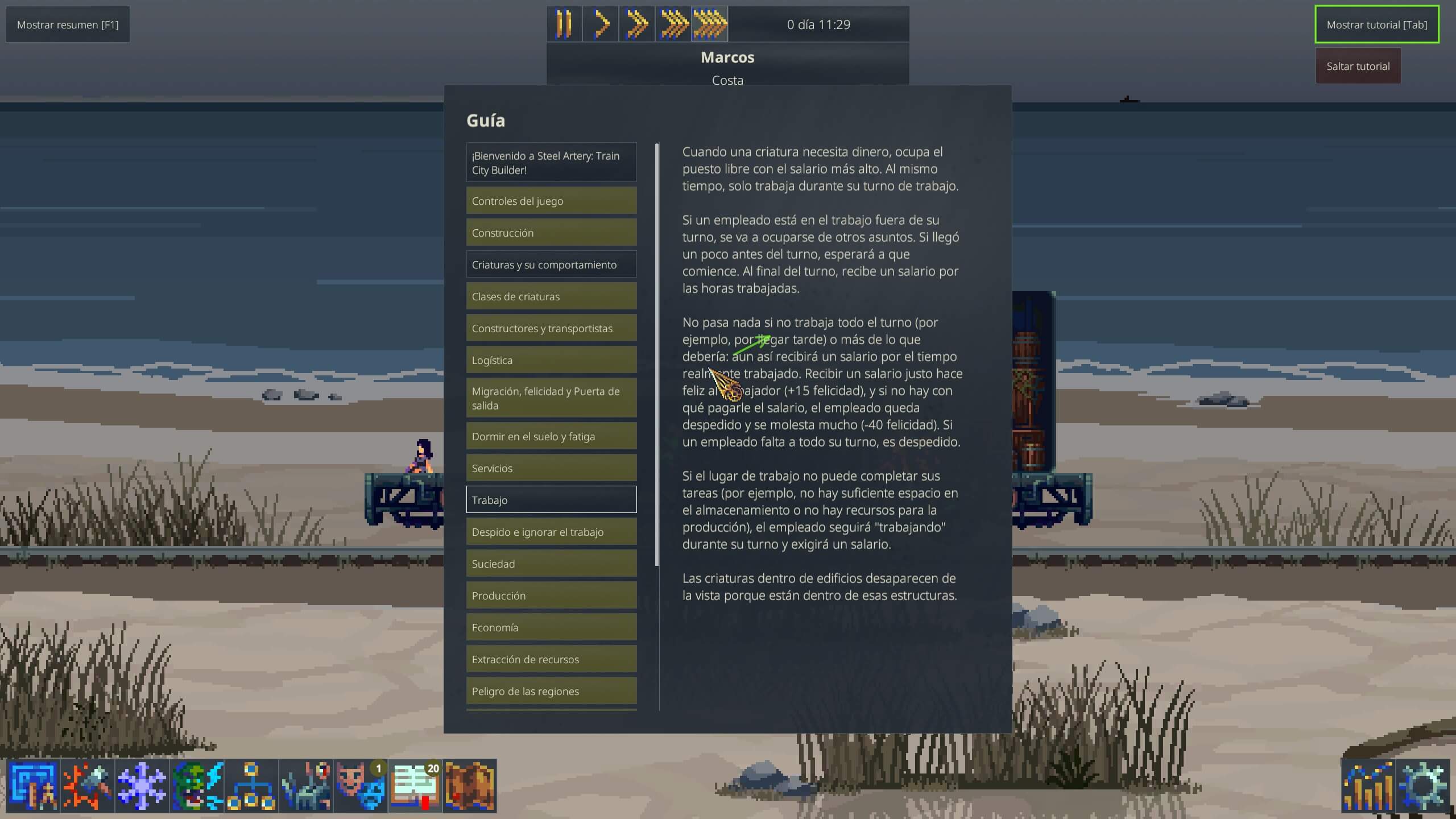 Análisis de Steel Artery: Train City Builder