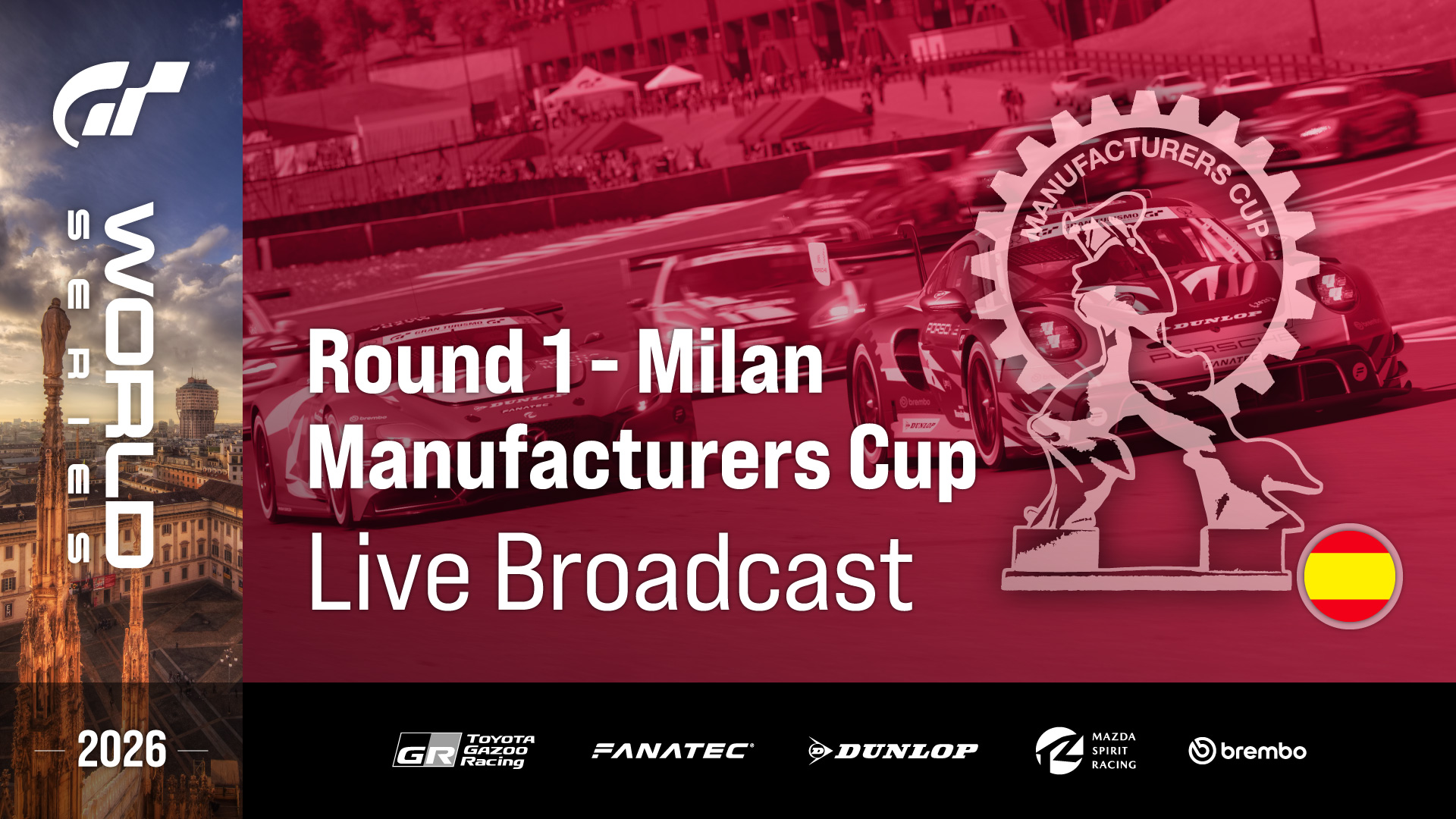 Las Gran Turismo World Series 2026 arrancan este sábado y España llega a Milán con tres pilotos que tienen mucho que demostrar.