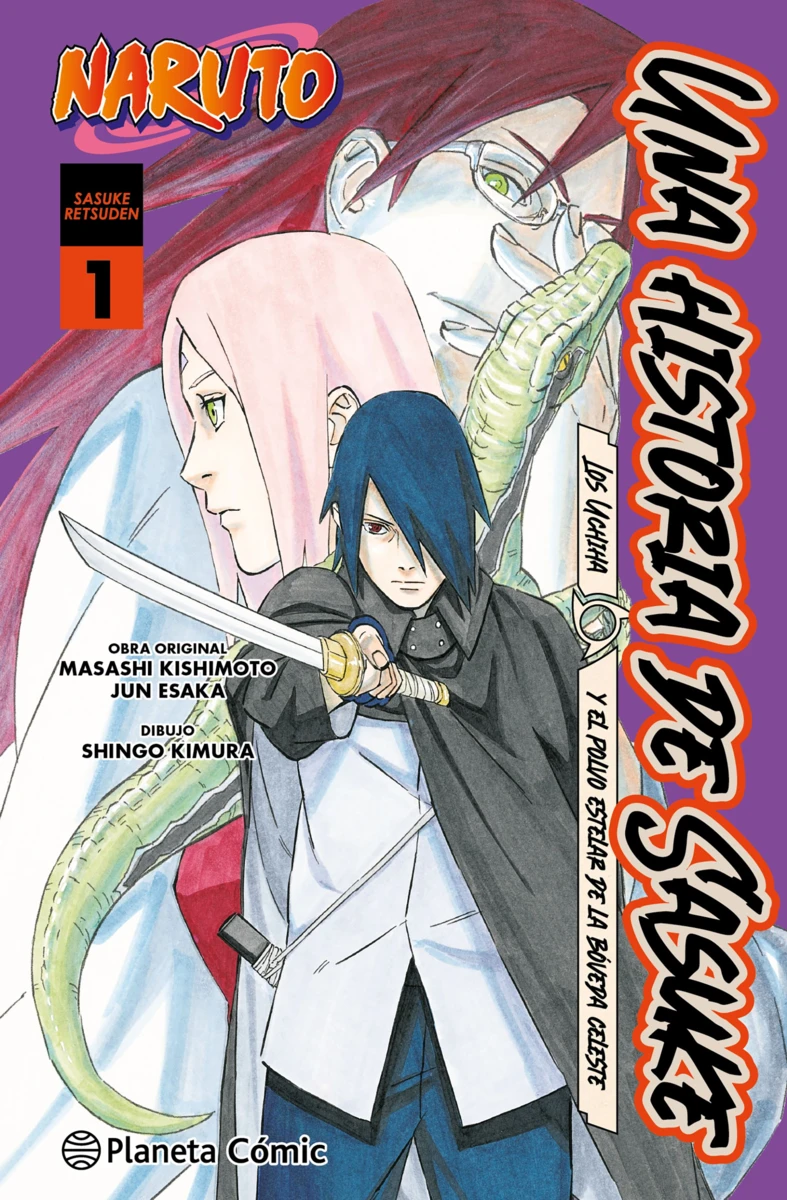 Reseña de Naruto: Una historia de Sasuke. Los Uchiha y el polvo estelar de la bóveda celeste n.º 1| Portada, sinopsis y edición