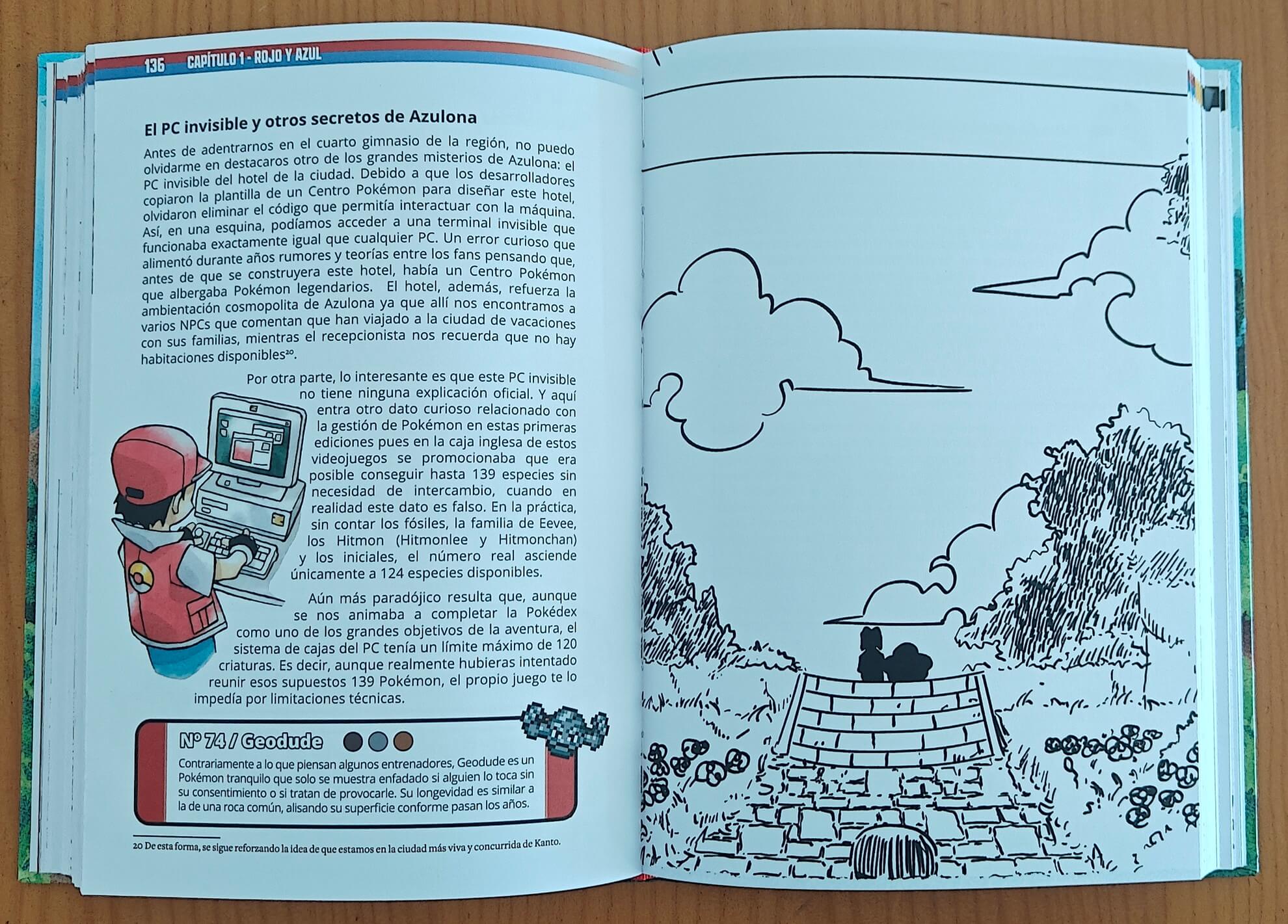 Reseña de 1001 curiosidades PKMN: 1.ª generación | Interior