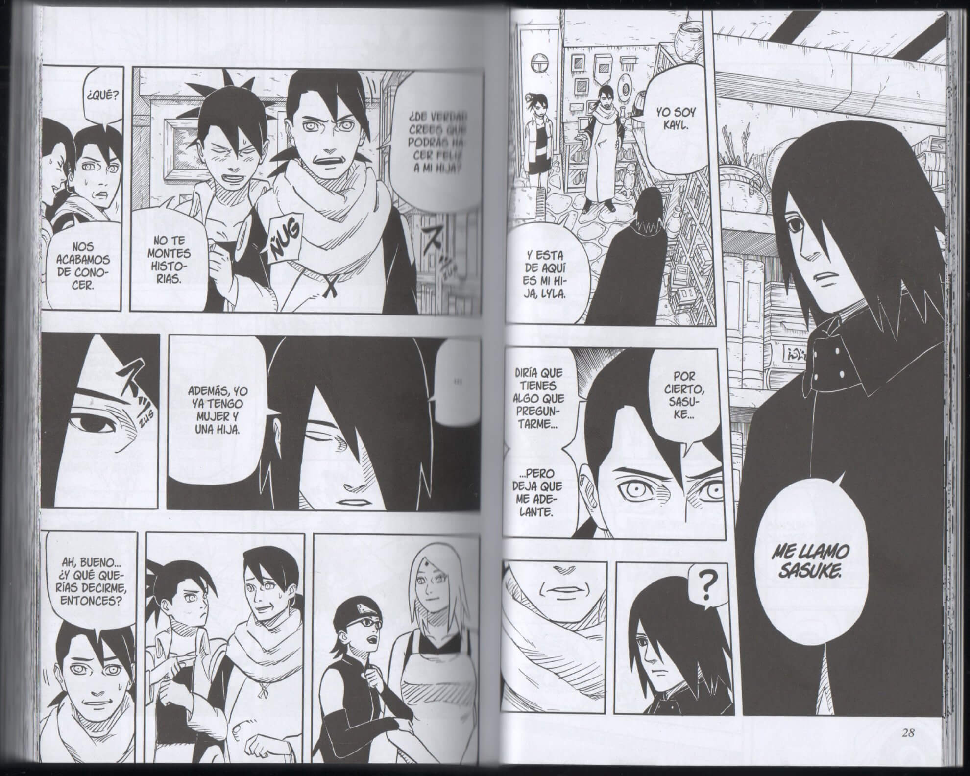 Reseña de Naruto: Una historia de Sasuke. Los Uchiha y el polvo estelar de la bóveda celeste n.º 1