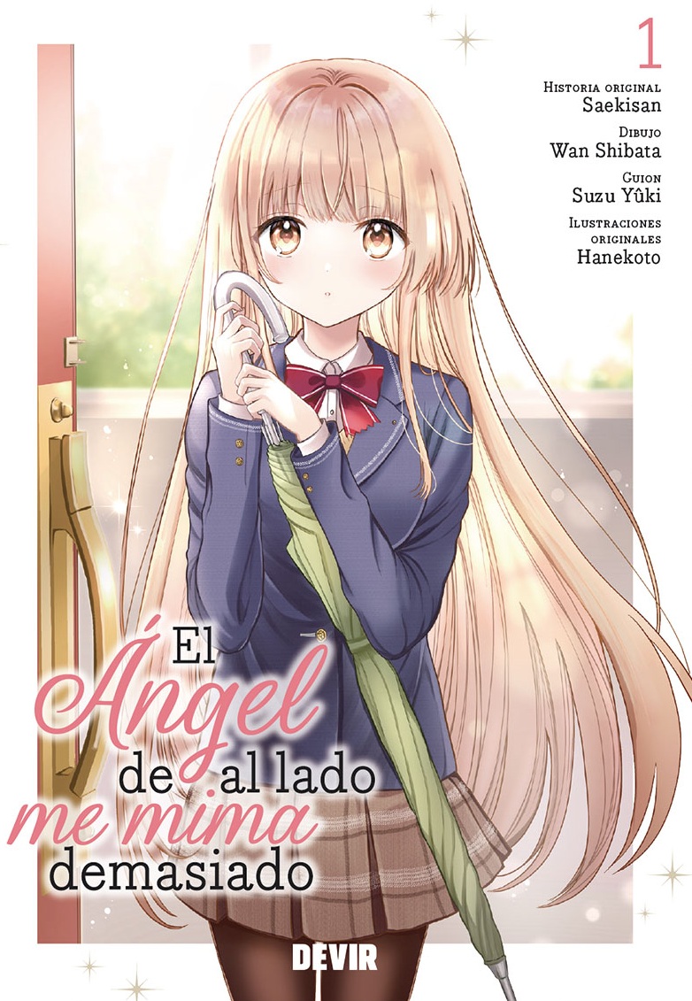 Reseña de El ángel de al lado me mima demasiado n.º 1 | Portada, sinopsis y edición