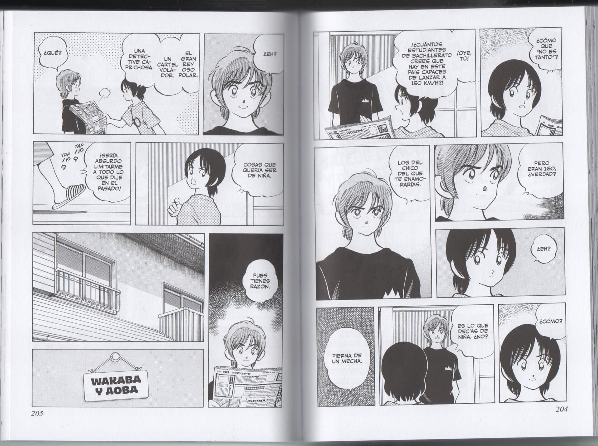 Reseña del manga Cross Game n.º 4 | Aoba siempre dijo que solo saldría con alguien que lanzase a 160 Km/h, pero Ko no puede, así que (indirectamente) dice que no le importa si no fuese así.