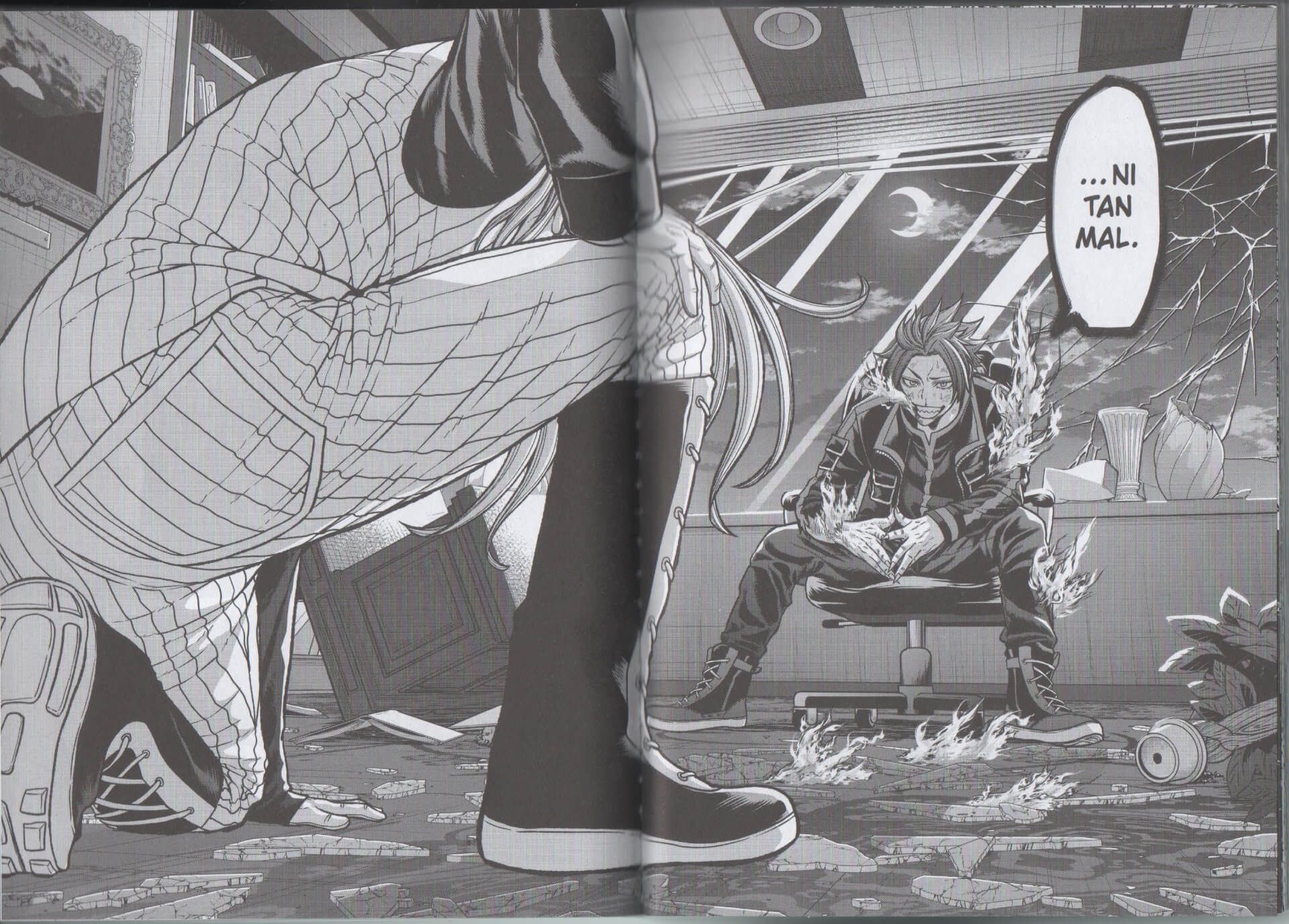 Reseña manga Tougen Anki n.º 4 | Los primeros planos siempre nos dejan escenas brutales.