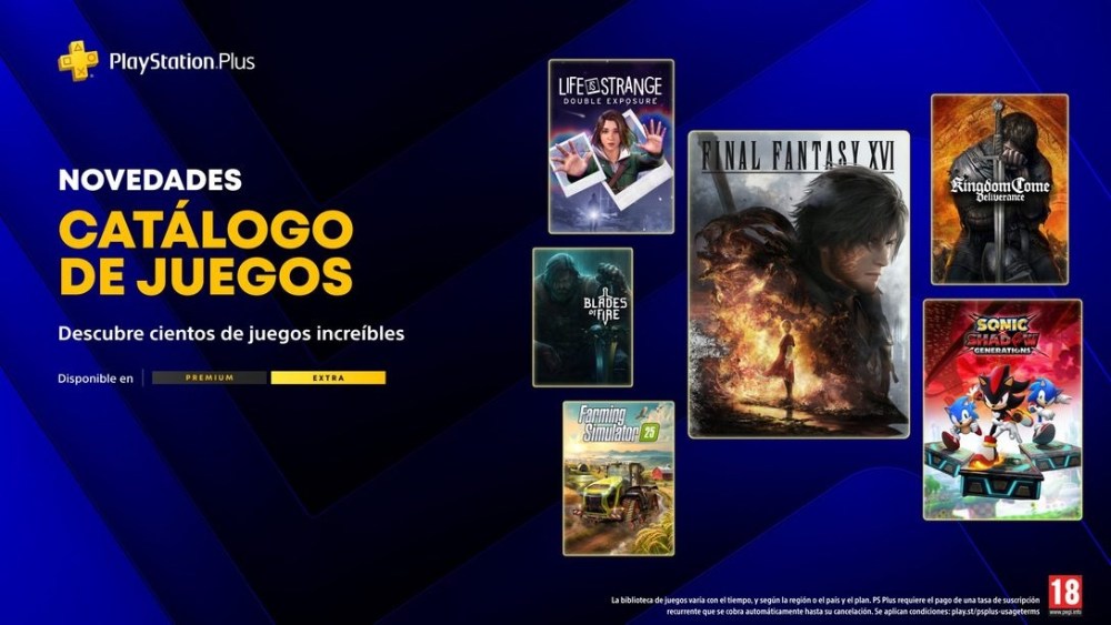 PS Plus Extra junio 2026