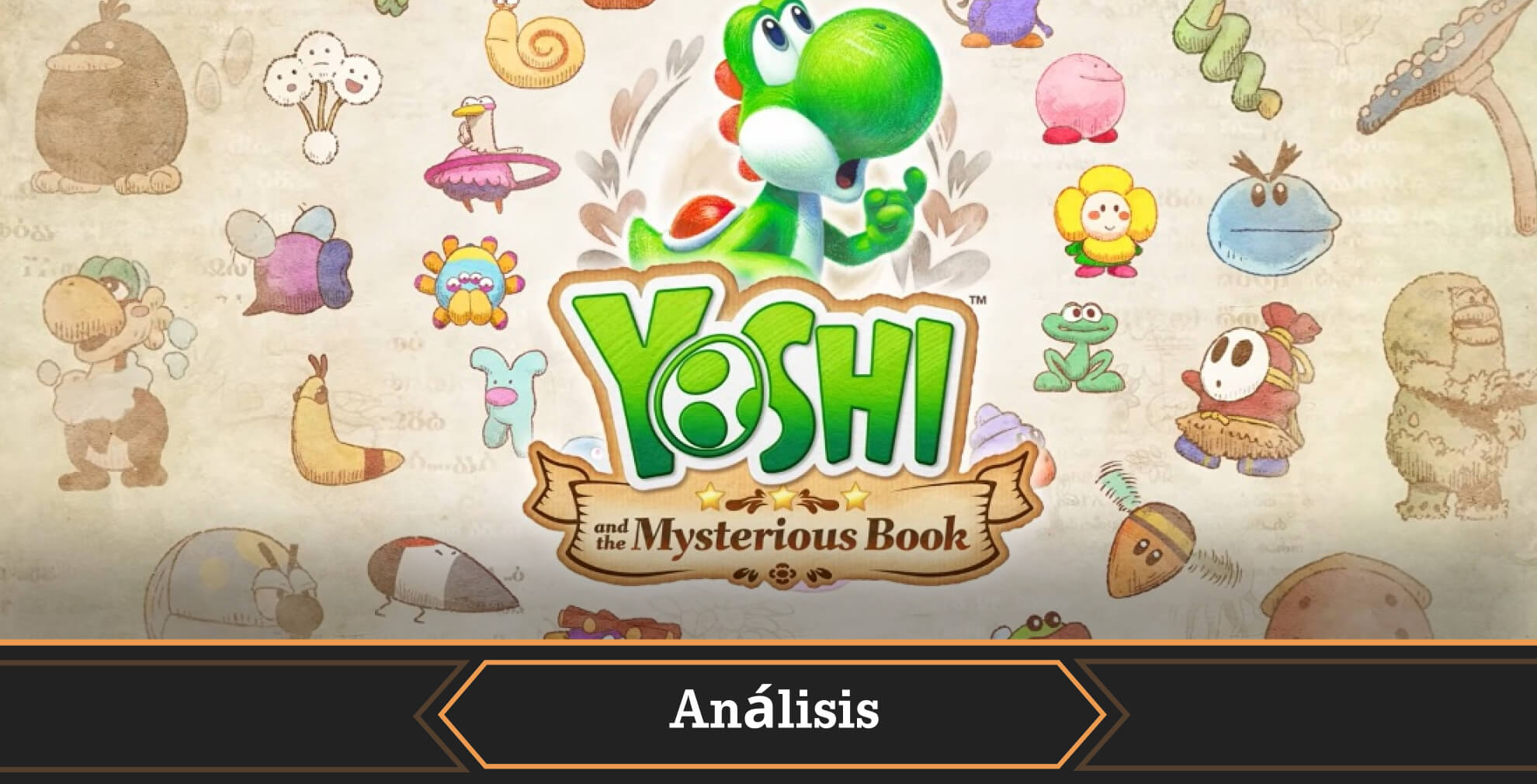 Portada análisis yoshi and the mysterious book