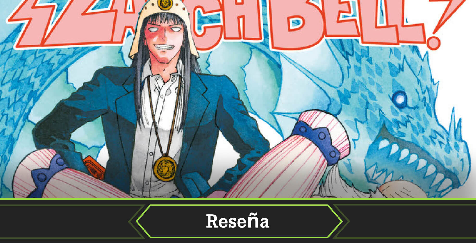 Portada reseña zatch bell 8