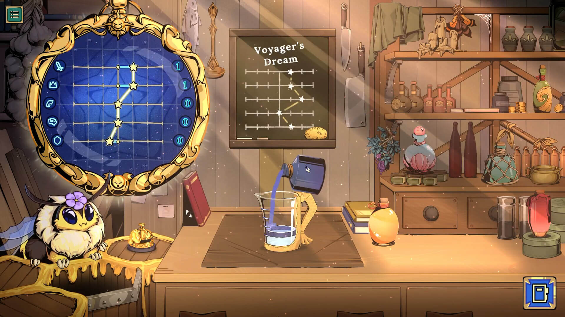 Análisis de Tavern Talk Stories: Dreamwalker, bebidas