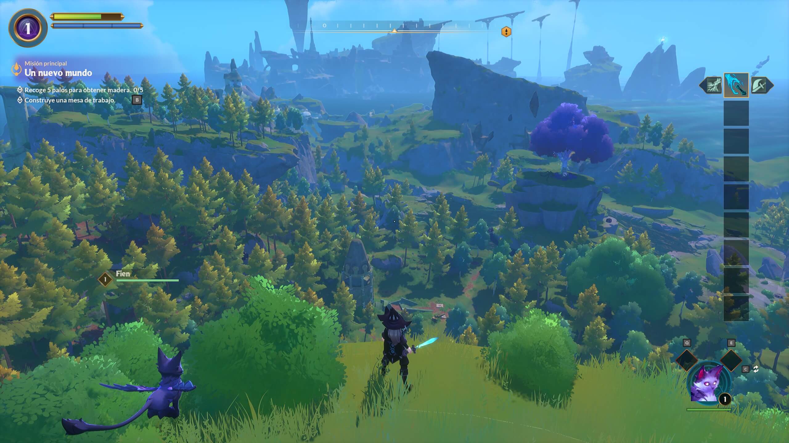 Primeras impresiones de Witchspire: el juego es muy bonito. Solo con el primer vistazo a su mundo ya me encantó.