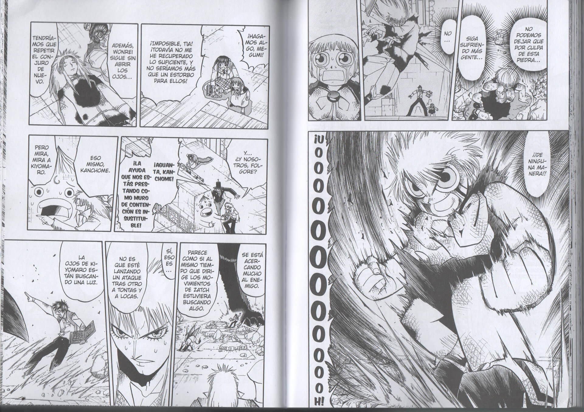 Reseña manga Zatch Bell n.º 8 | El dibujo me sigue pareciendo impresionante, sobre todo cuando le toca ponerse serio.