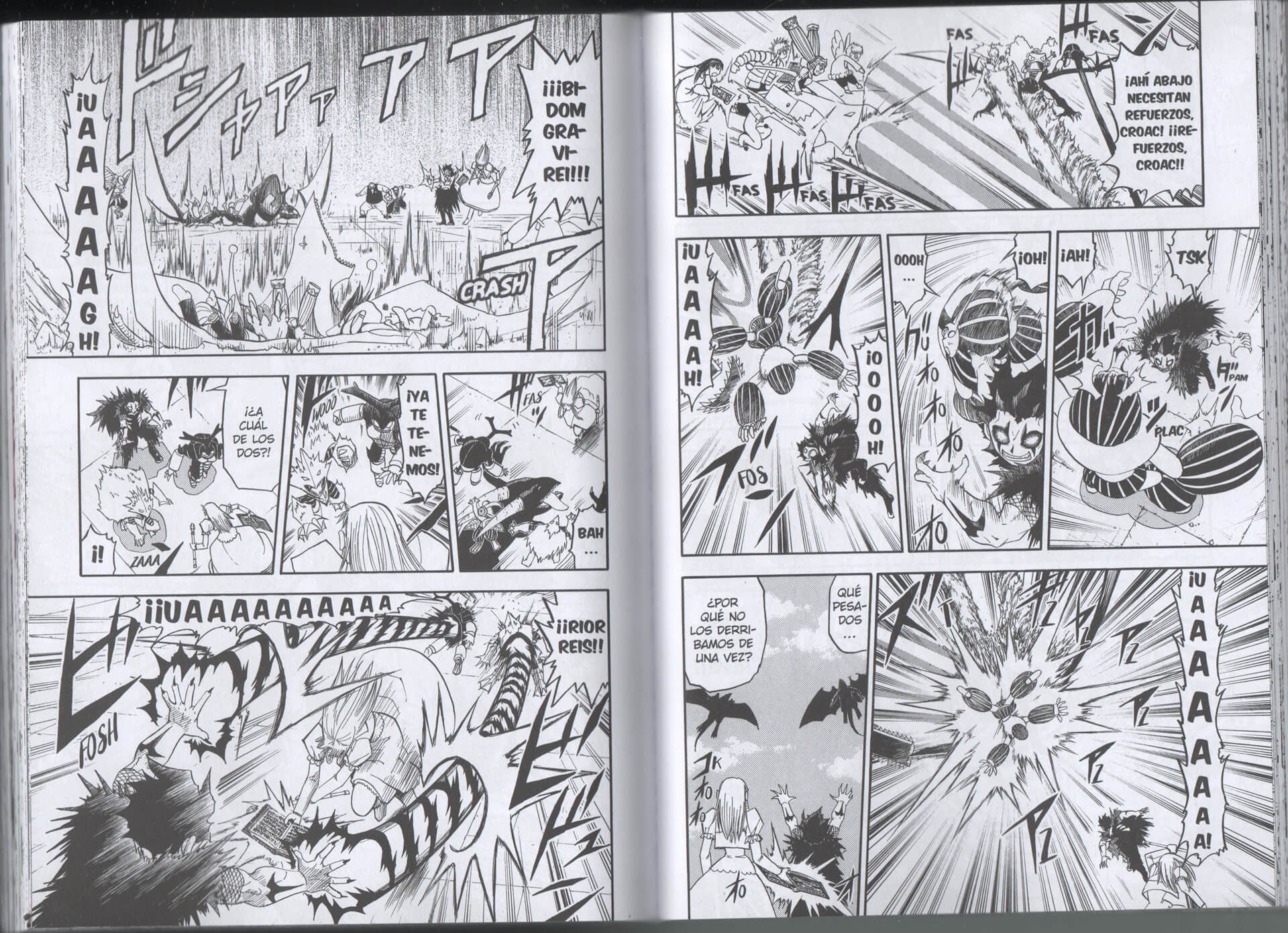 Reseña manga Zatch Bell n.º 8 | Me encanta la manera de pelear de Sherry y Brago. Es muy dinámica.