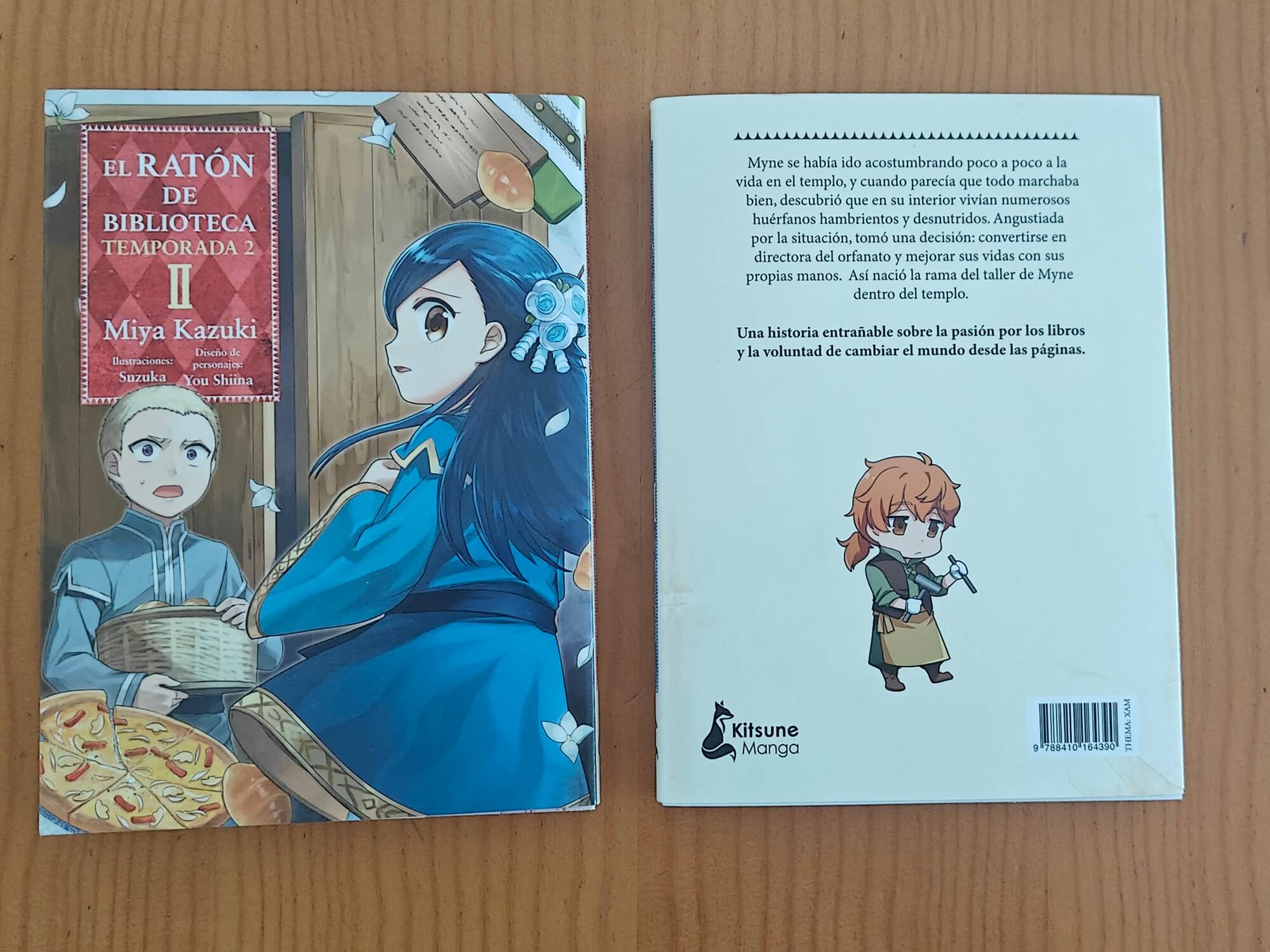 Reseña manga El ratón de biblioteca n.º 2 + 3 temporada 2: fotos portada y contraportada tomos 2 y 3 el raton de biblioteca (1)
