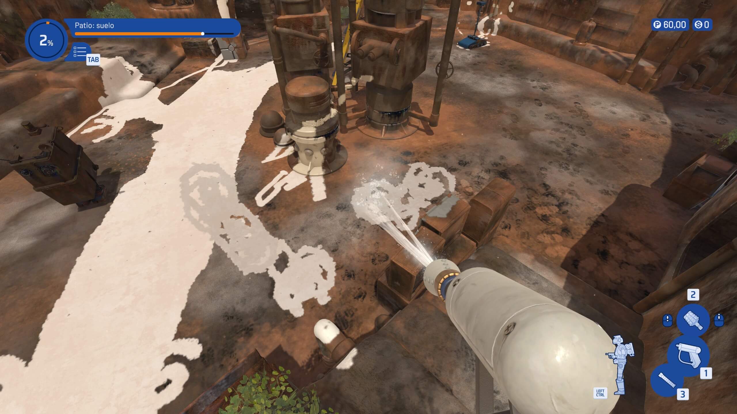 Análisis de PowerWash Simulator 2 - Star Wars Pack Interfaces herramientas
