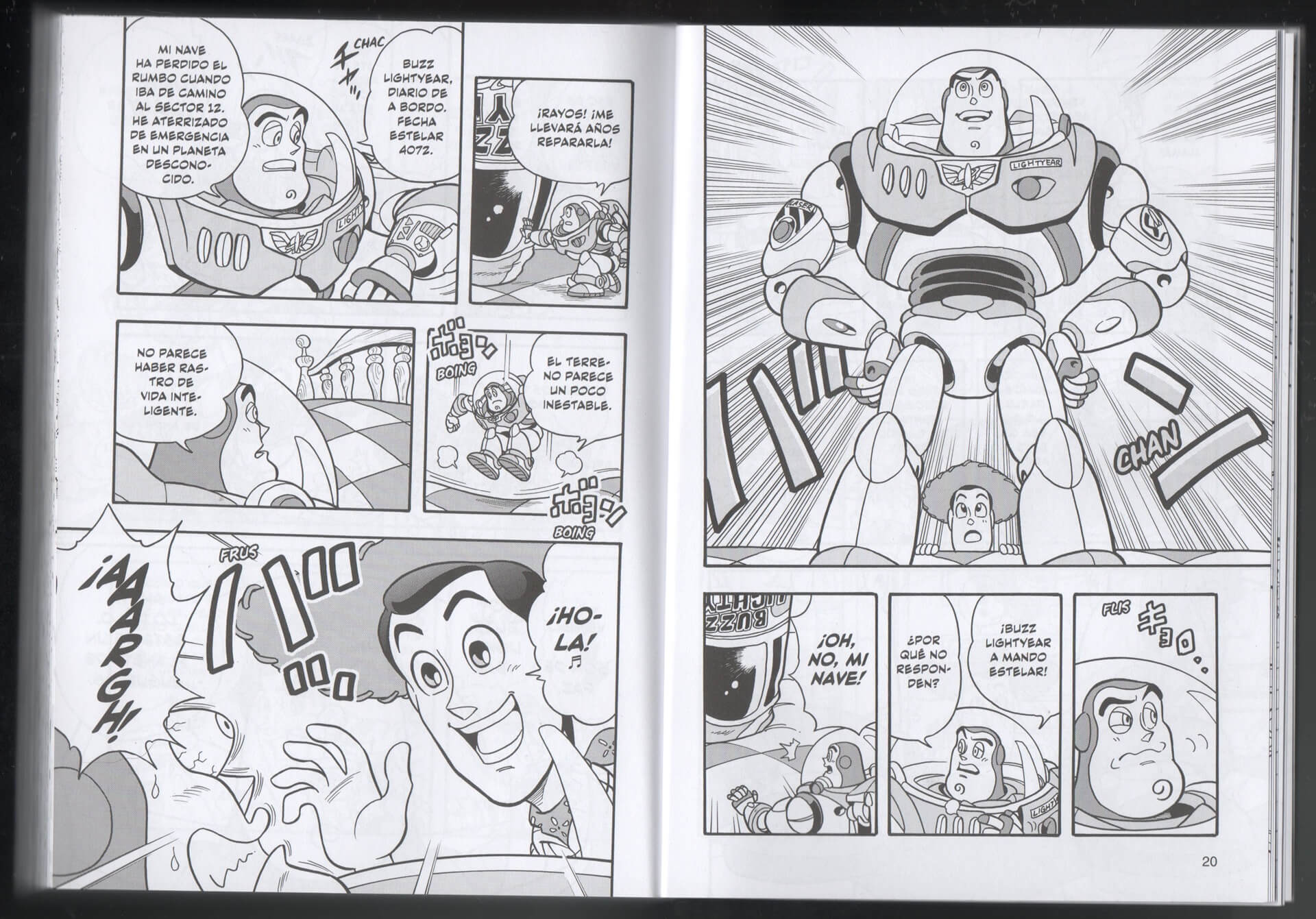 Reseña del manga de Toy Story | Captura del manga, primera parte