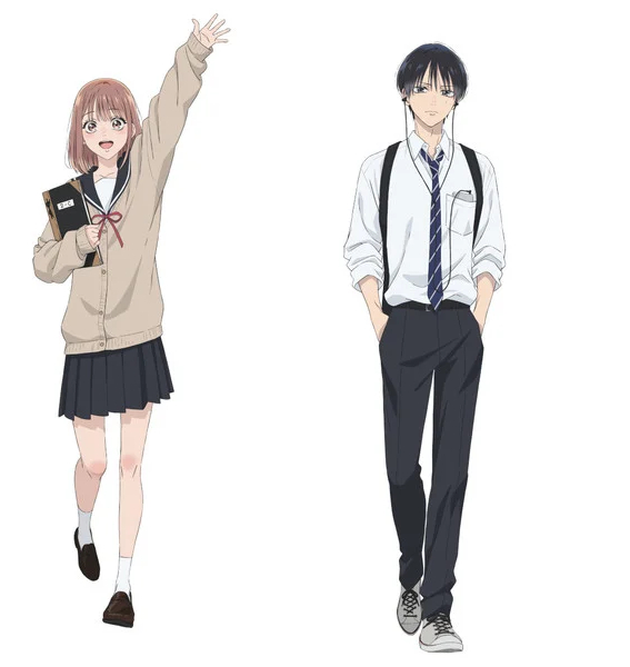 Los diseños de Maki y Yusuke en el anime de Studio Cabana.