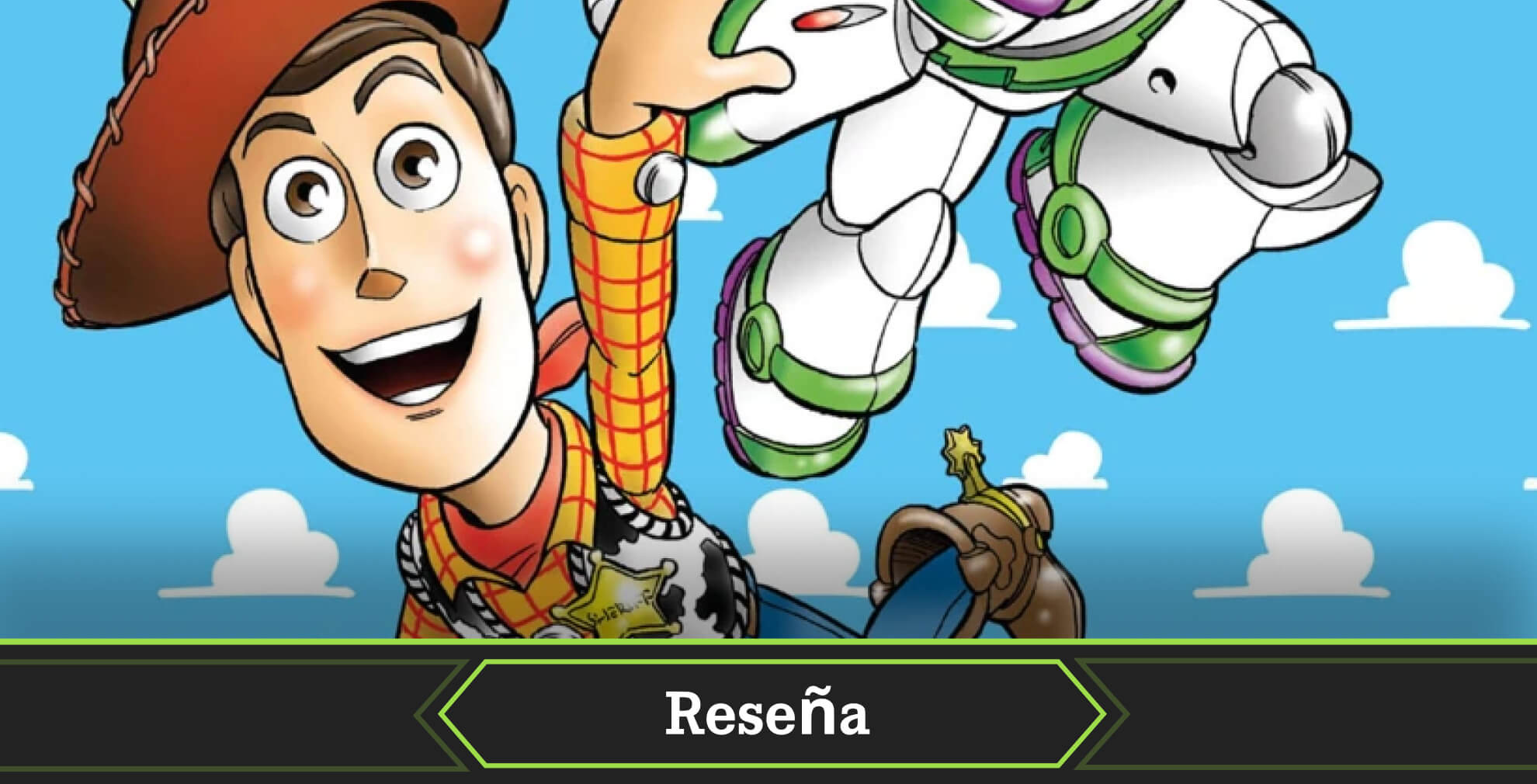 Portada reseña manga toy story