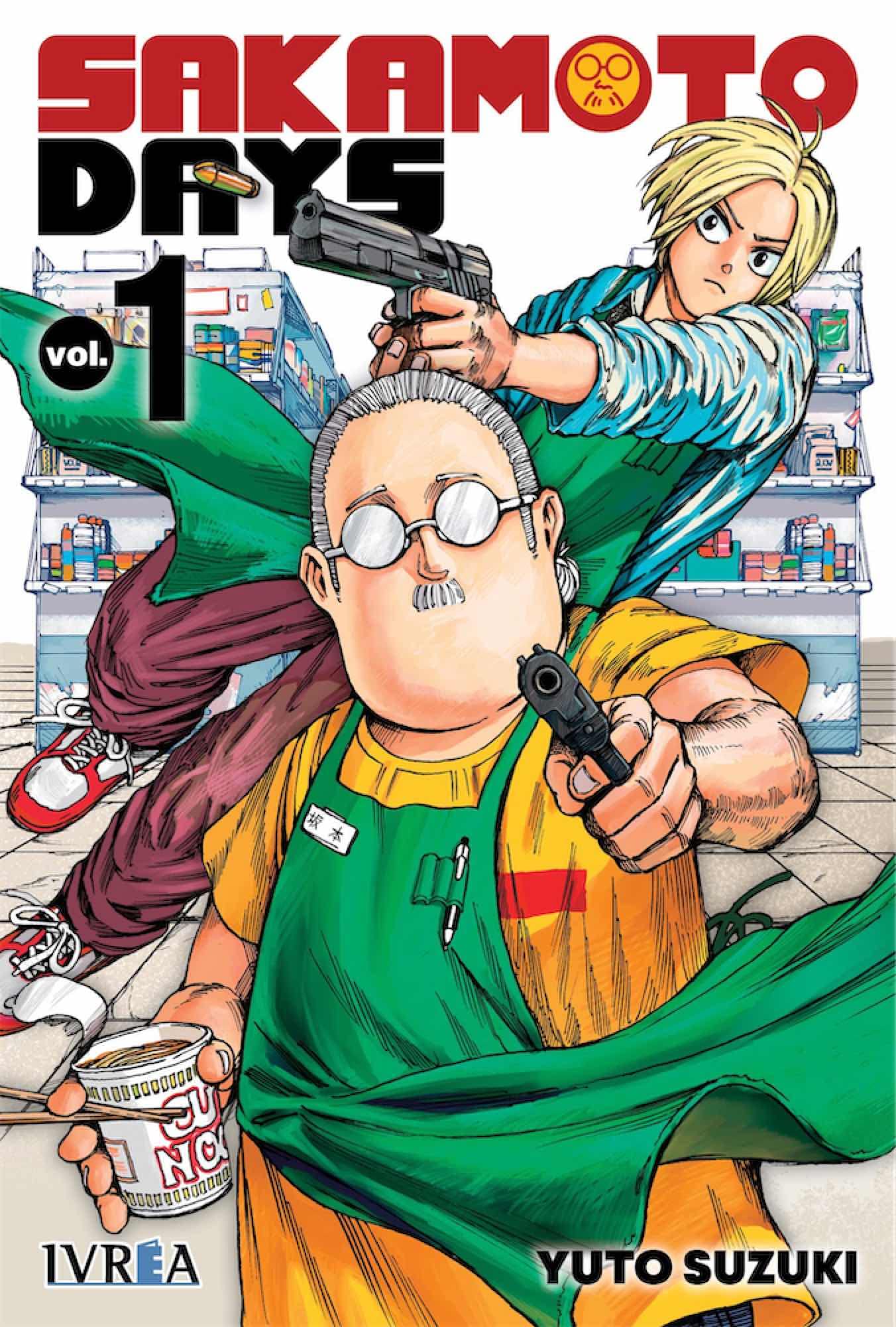 Sakamoto Days y su manga se acercan al final: se viene la batalla final | Portada del primer tomo de la versión de Ivrea en España.