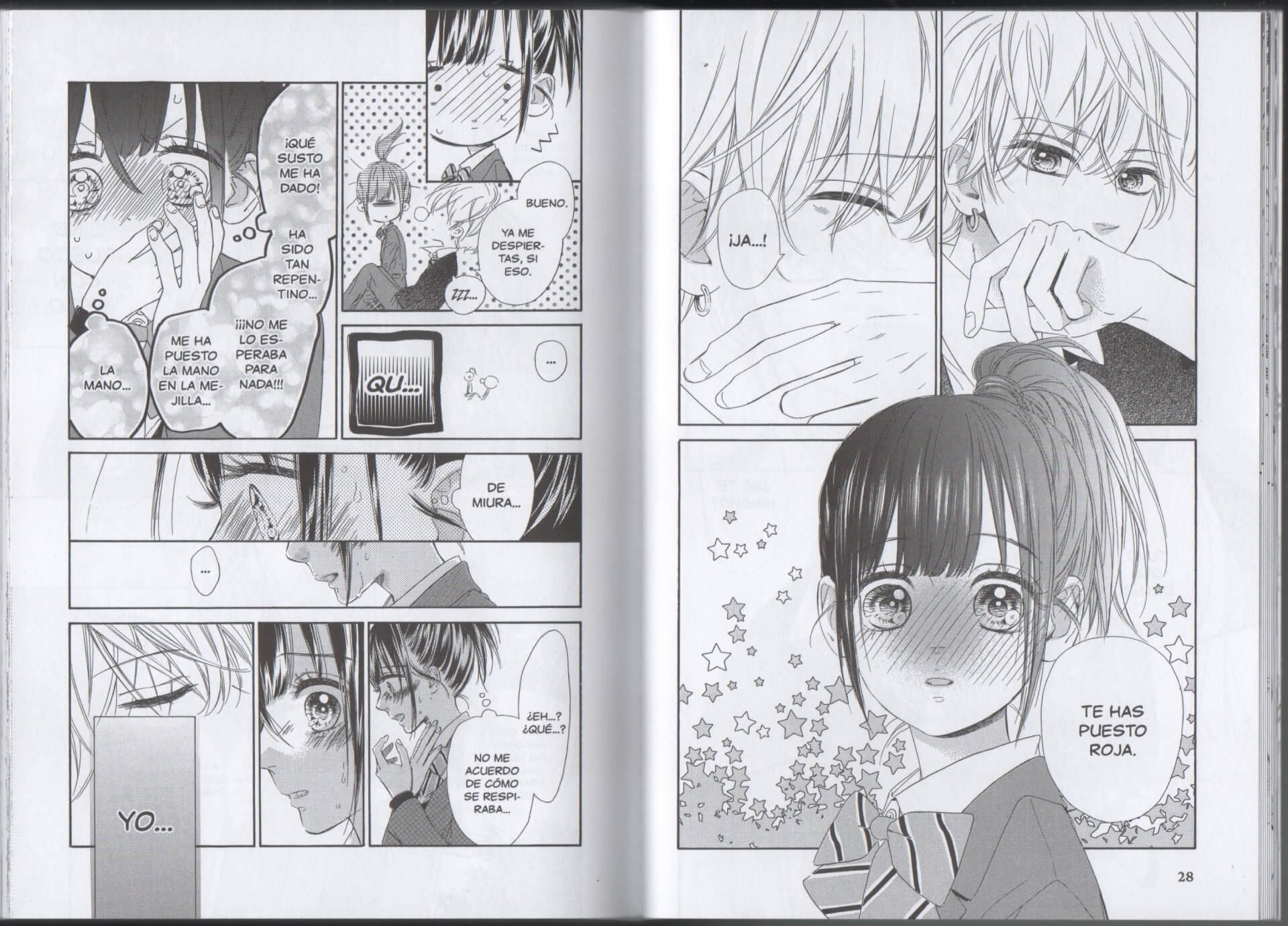 Reseña del manga Honey Lemon Soda n.º 2 | Por supuesto, seguimos teniendo nuestros momentitos más tiernos o románticos.