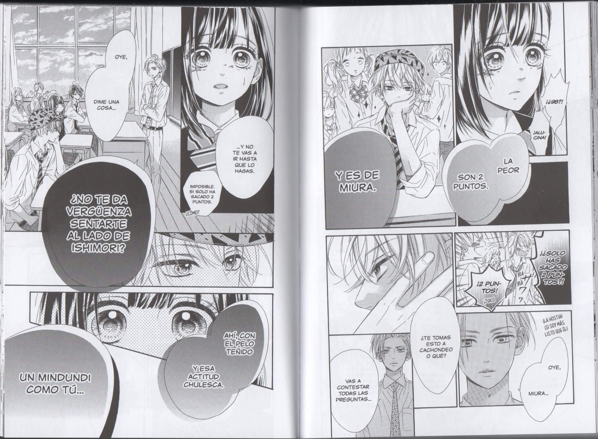 Reseña del manga Honey Lemon Soda n.º 2 | Sé que hay profesores así, pero... me parece una escena un tanto rara.