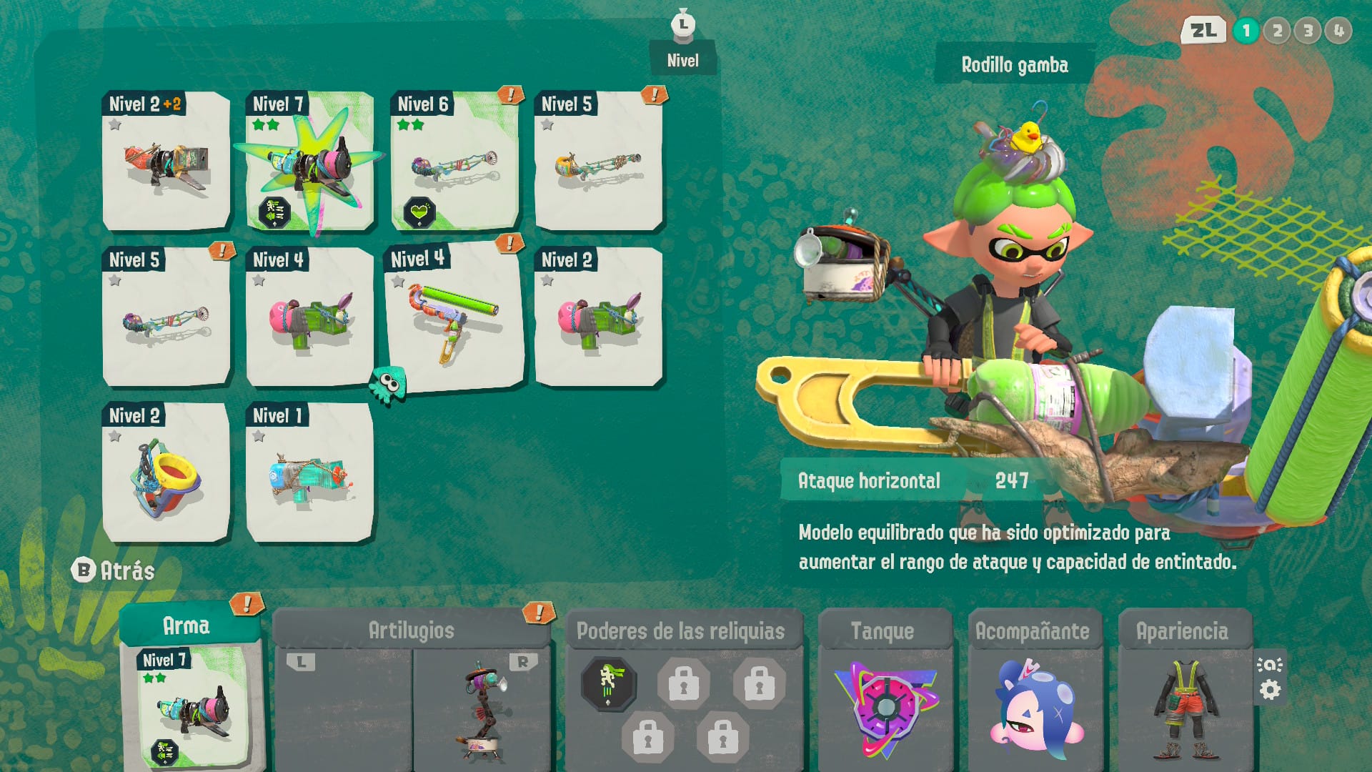 Análisis Splatoon Raiders