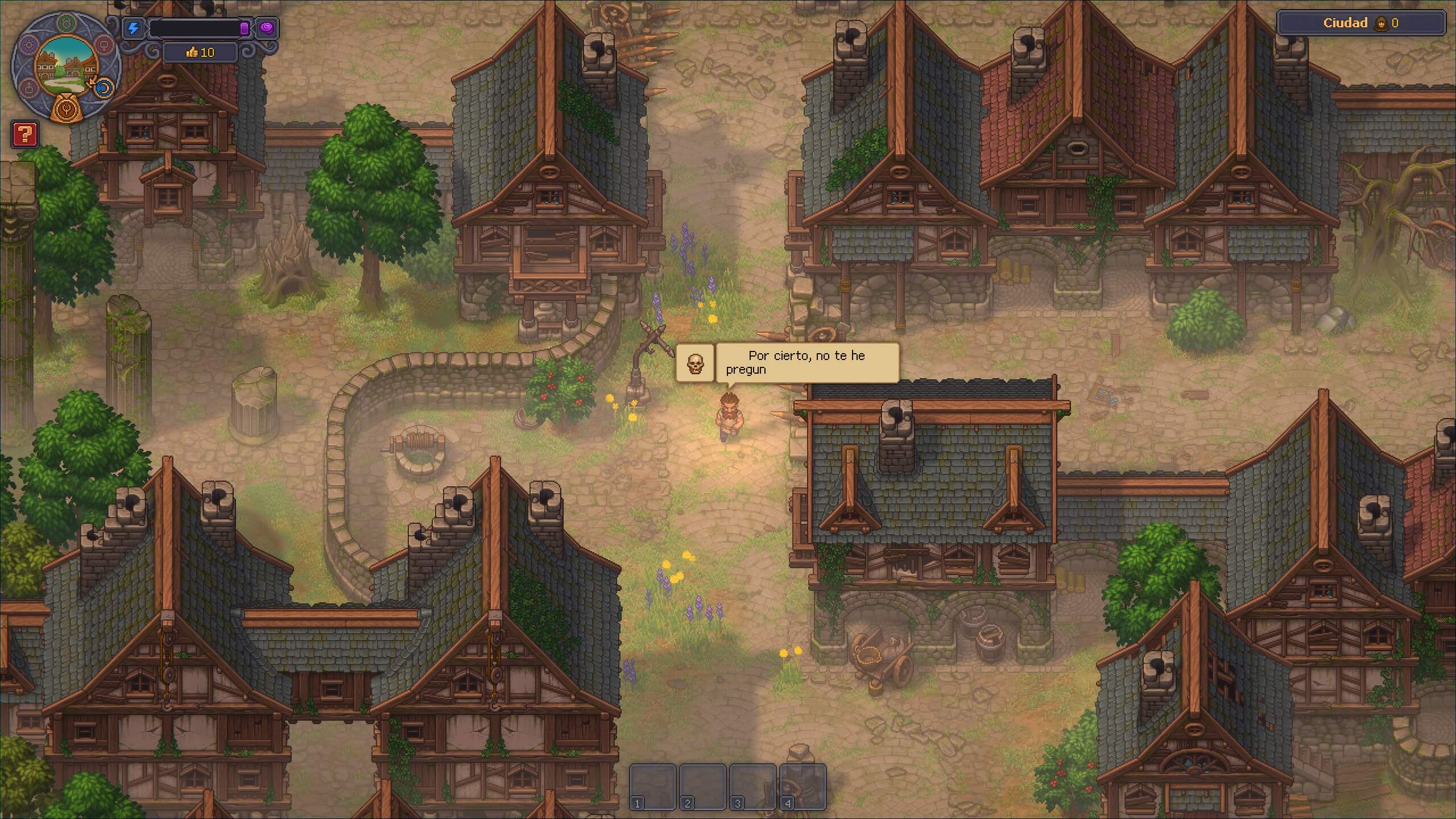 Análisis Graveyard Keeper | El juego viene en español y el apartado gráfico es precioso.