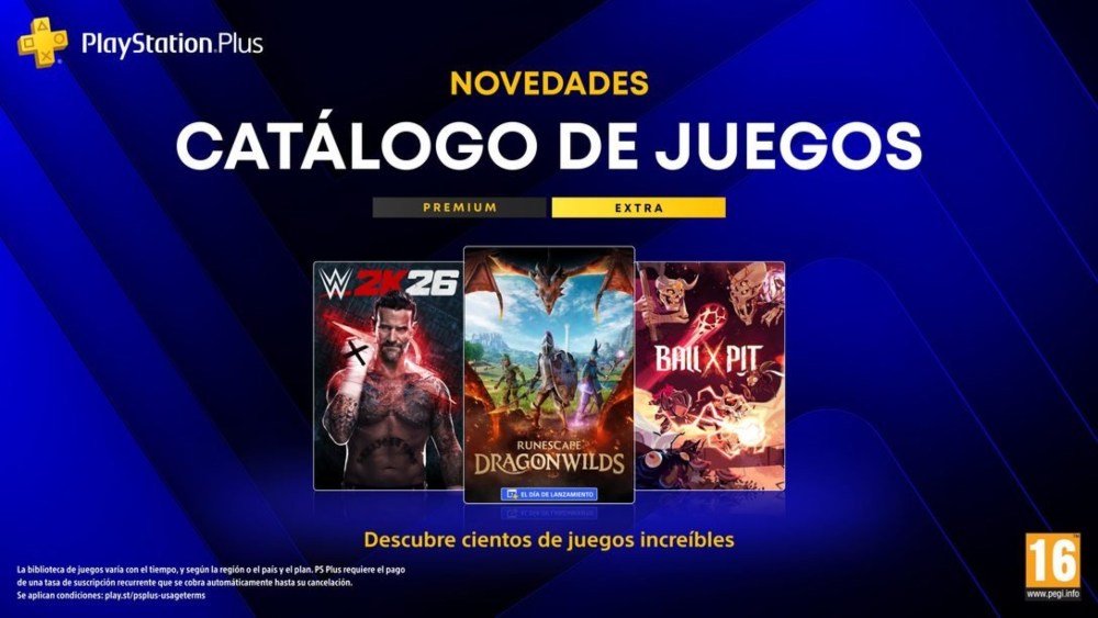PlayStation Plus Extra septiembre 2026