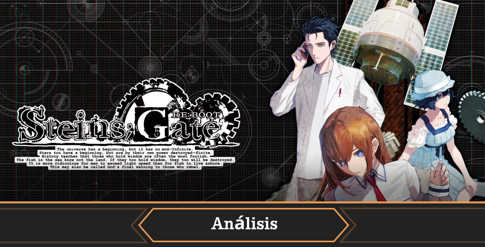 Portada análisis steins gate reboot