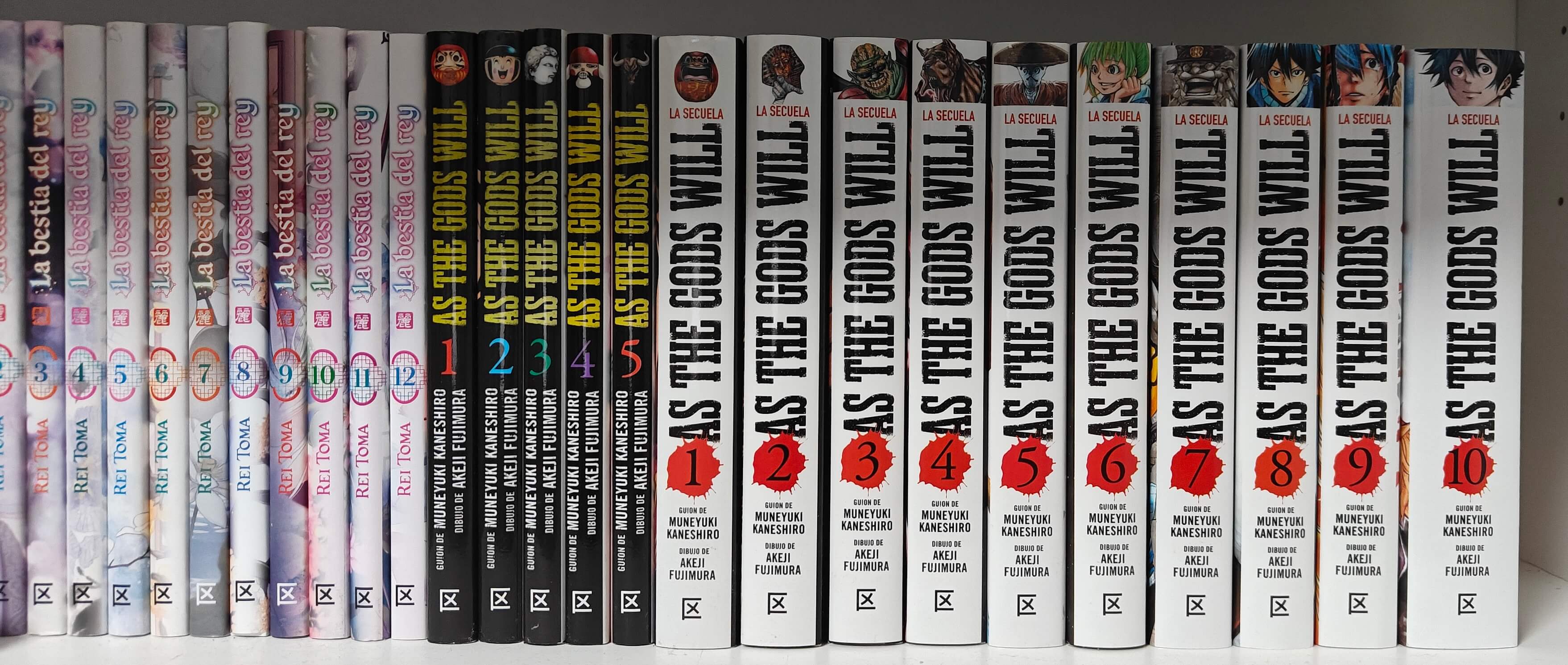 Reseña manga As the Gods Will (partes 1 +2) | Así luce la colección completa de As the Gods Will en la estantería