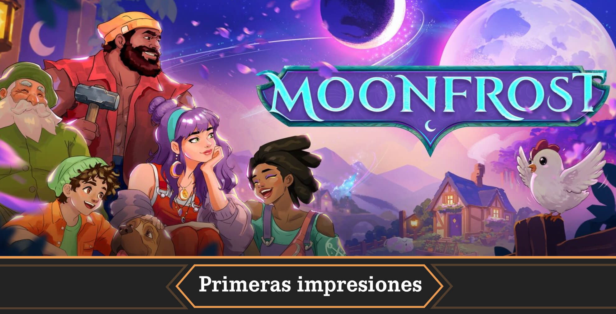 Portada primeras impresiones moonfrost