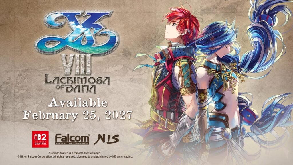 Ys VIII Lacrimosa of Dana confirma que llegará a Nintendo Switch 2 con textos en español y multijugador cooperativo a 120 fps.