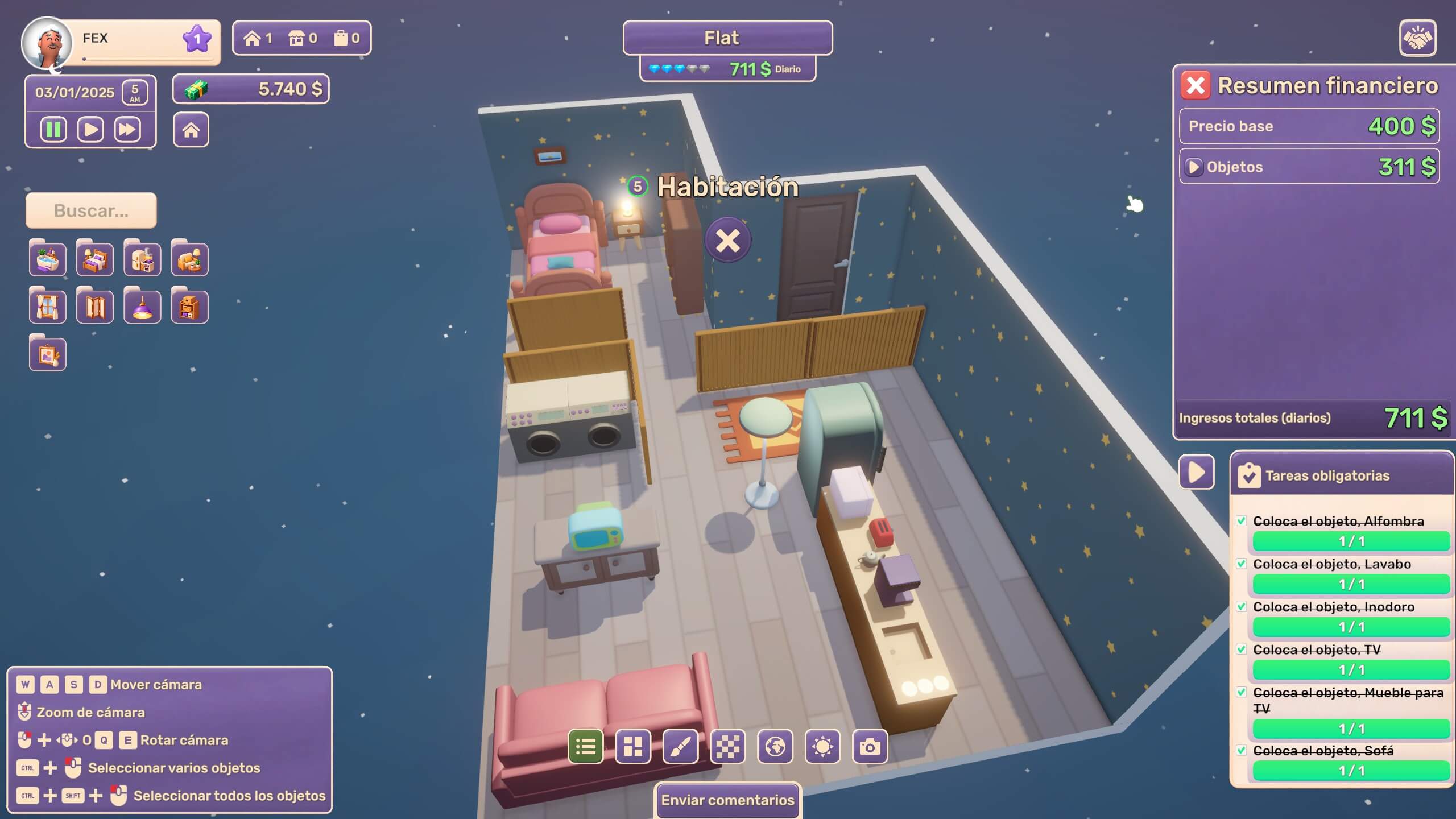 Primeras impresiones Dearbnb | Captura del juego